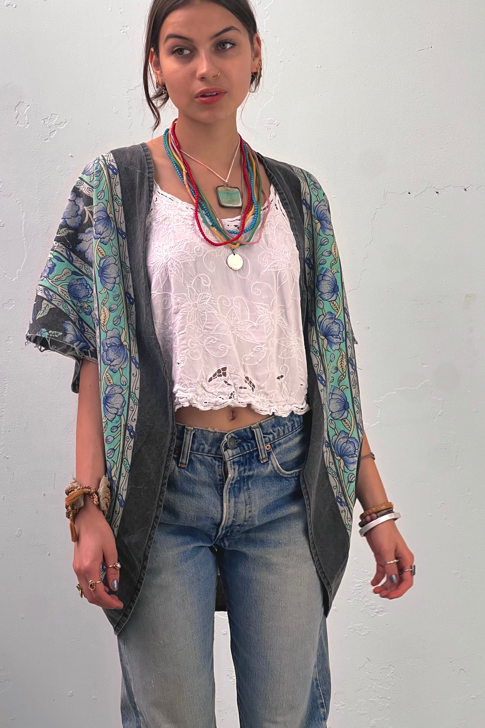 Anna Corinna Reworked Vintage Printed Jacket