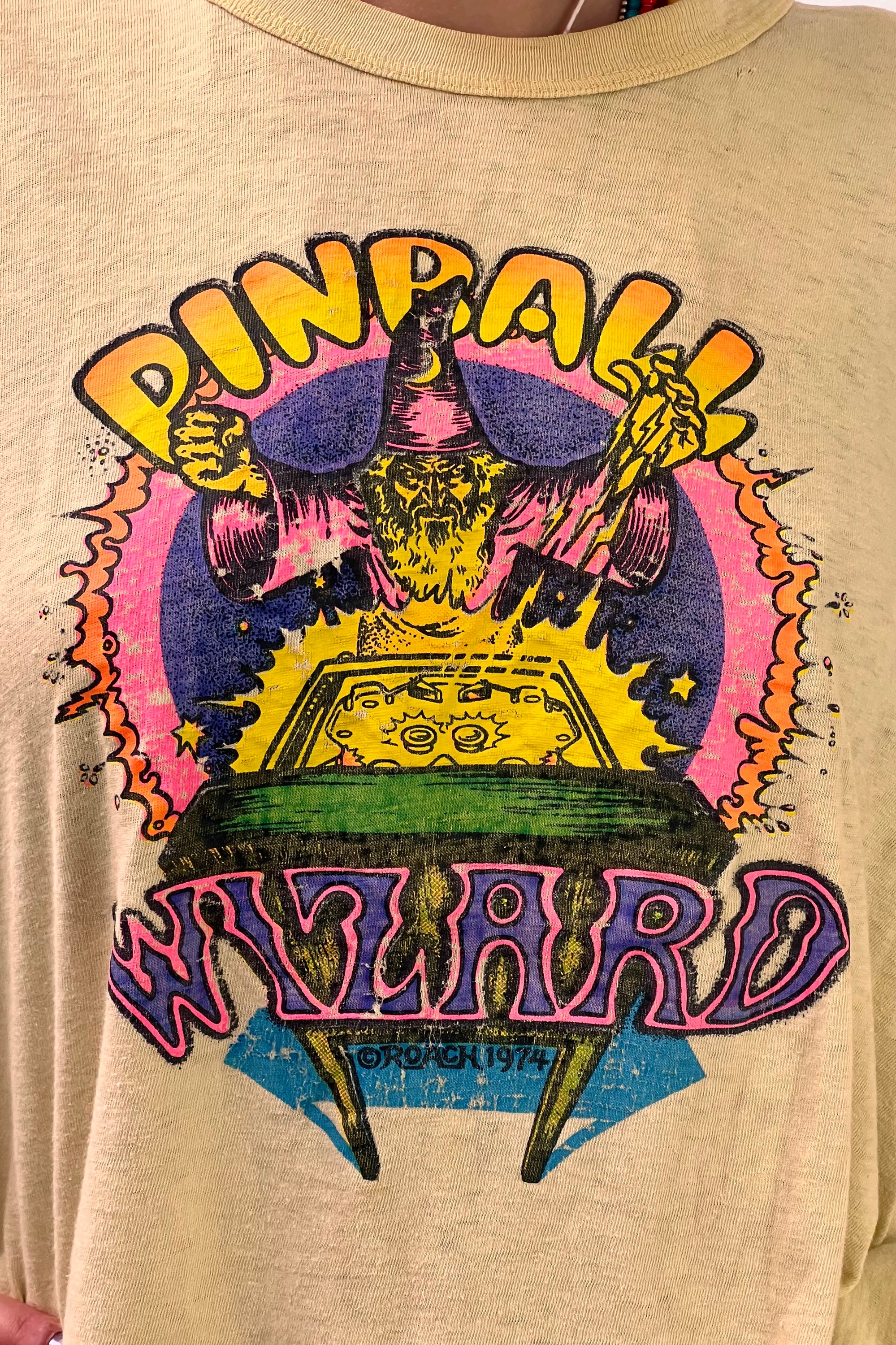 Vintage Pinball Wizard Roach '74 T  Selected by Anna Corinna