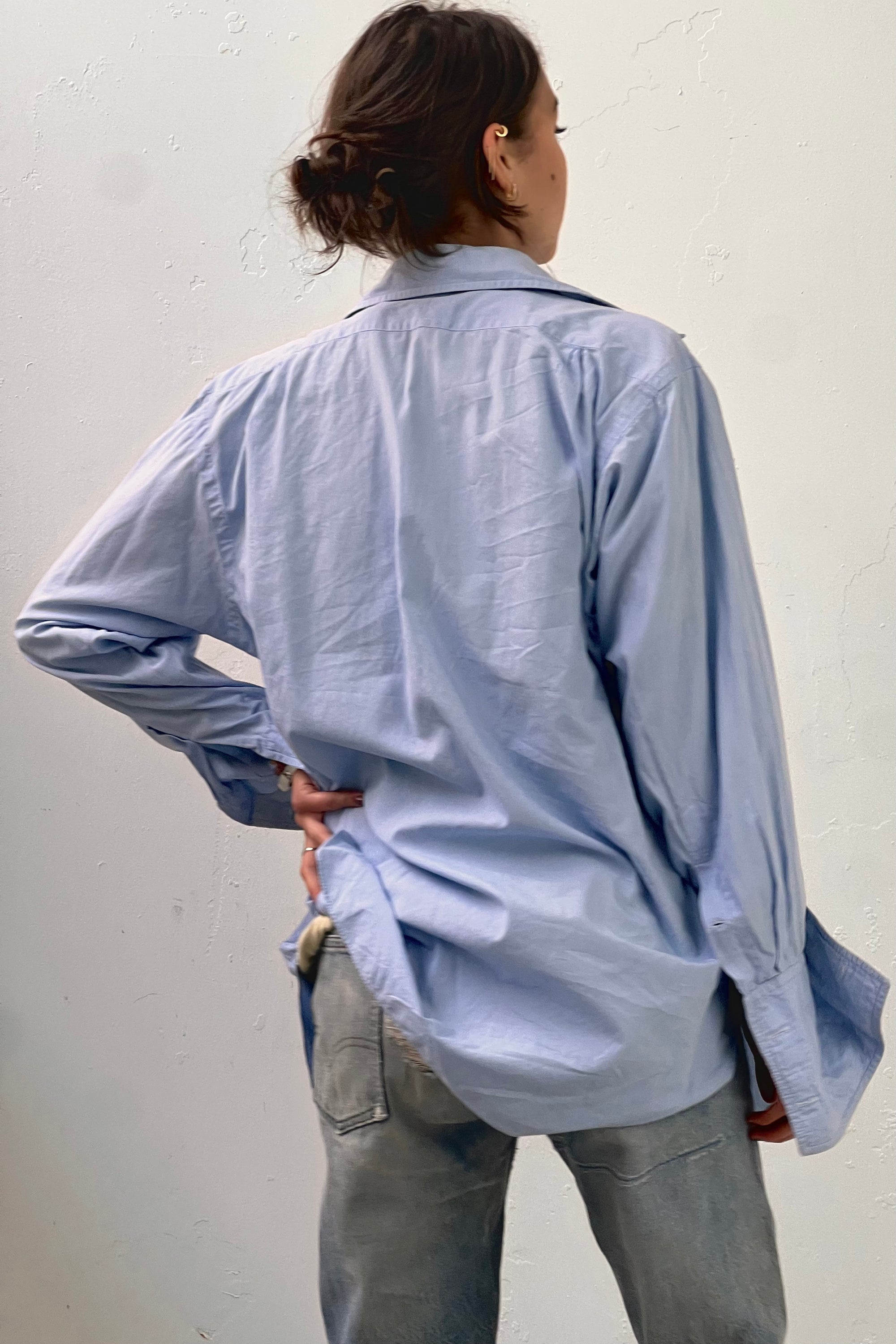 Vintage Eyelet Tuxedo Top Selected by Anna Corinna