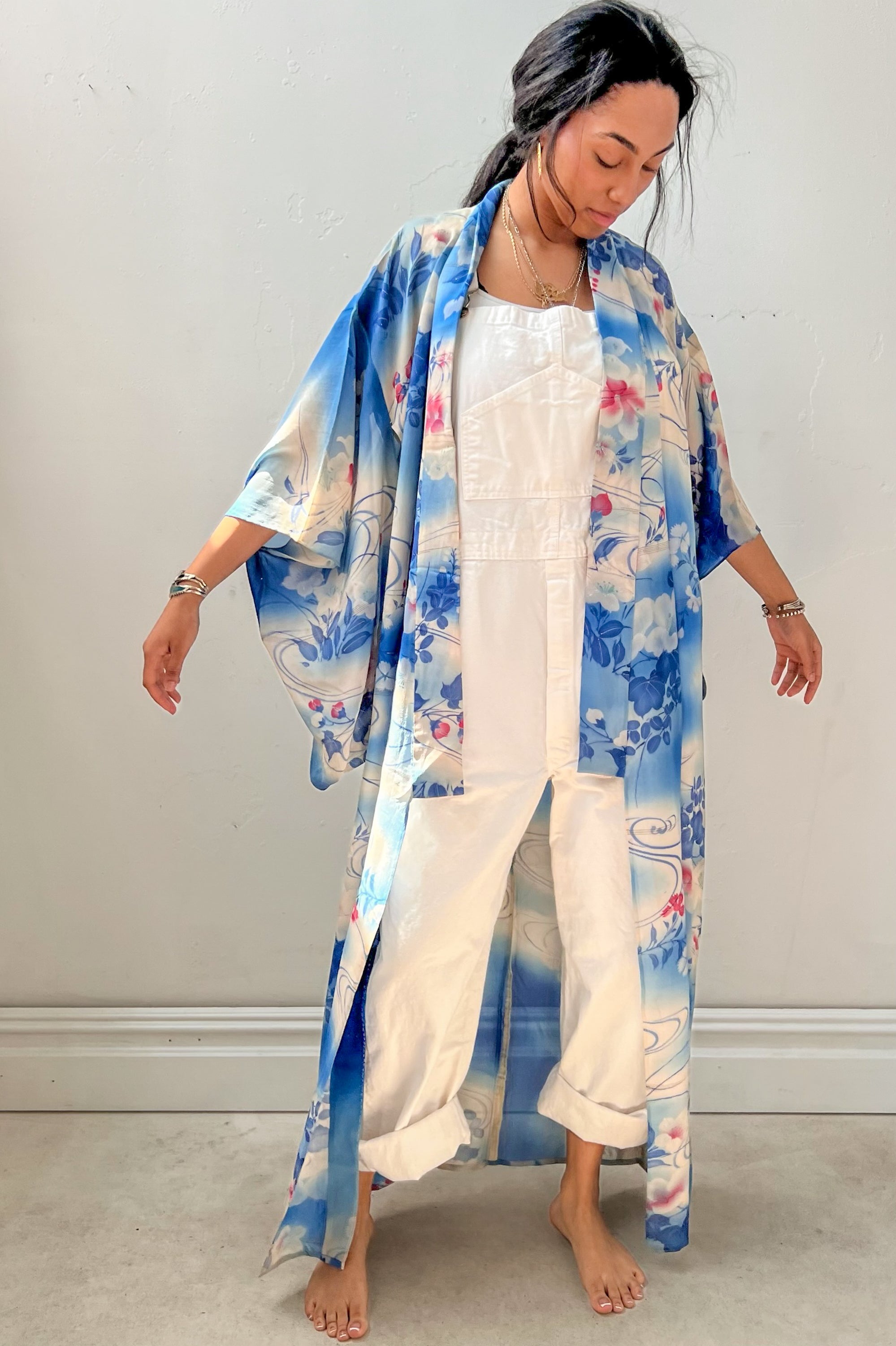Vintage Silk Dreamy Kimono