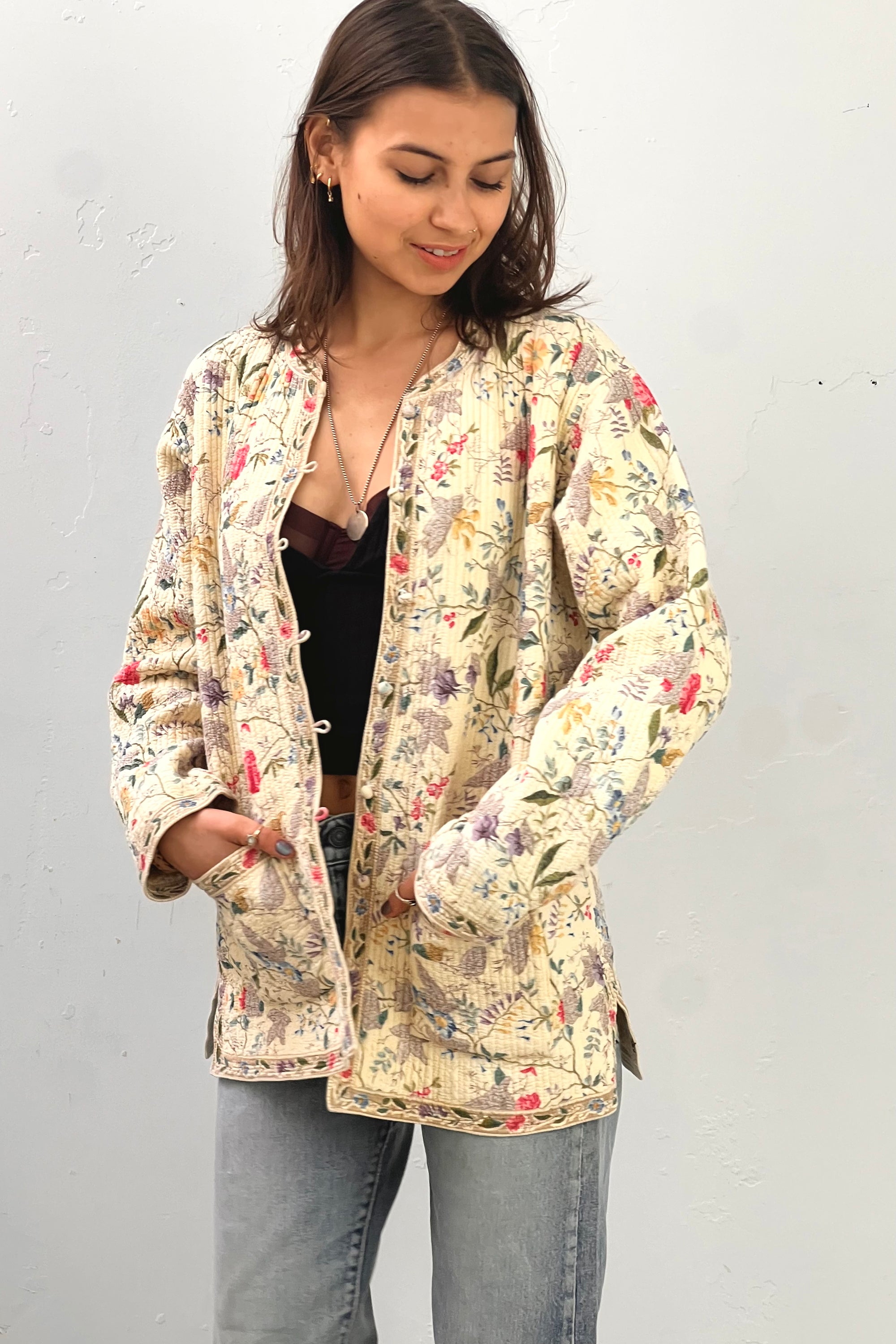 Vintage Reversible Quilted Jacket Selected by Anna Corinna