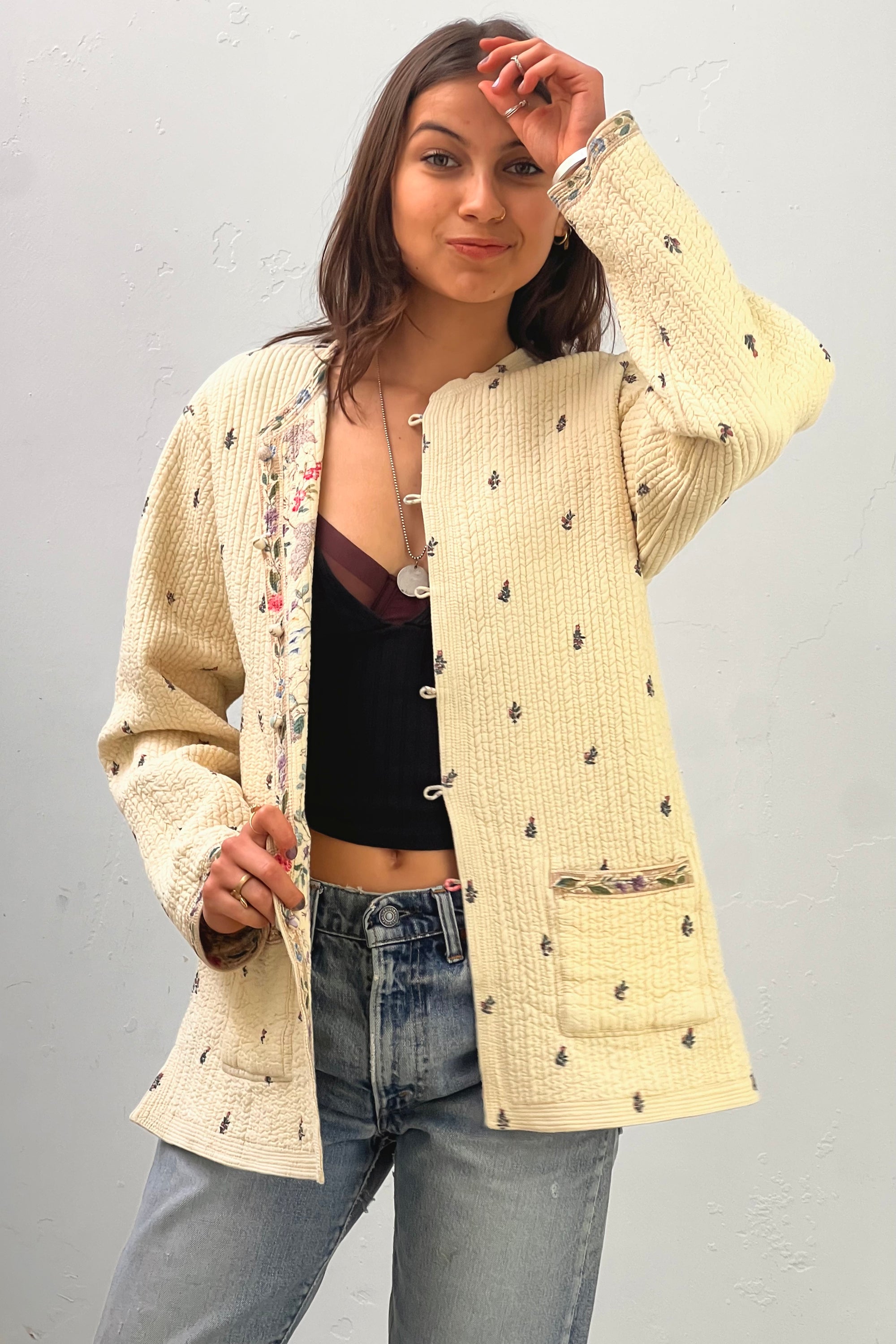 Vintage Reversible Quilted Jacket Selected by Anna Corinna