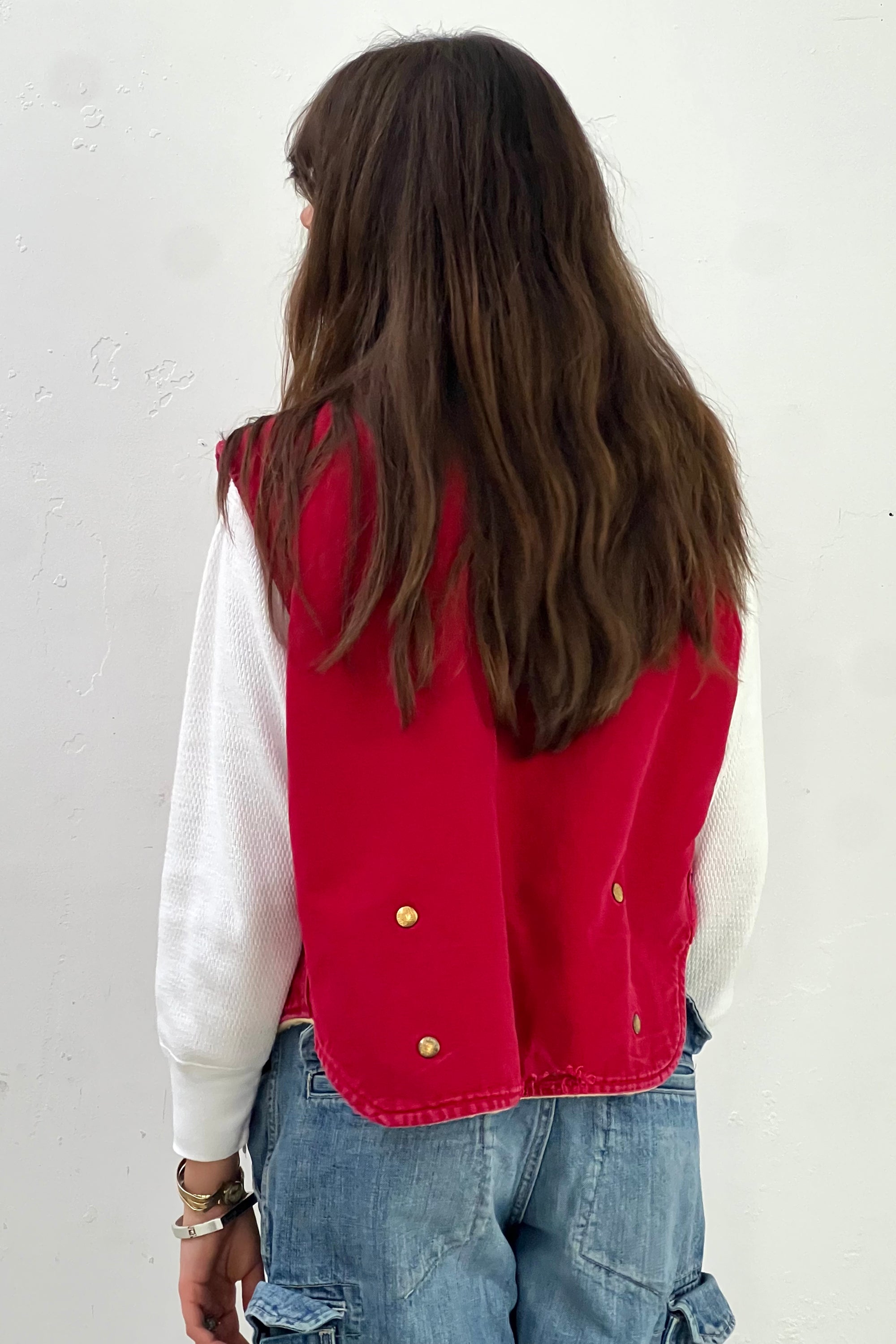Vintage Thrashed Carter's Vest Reversible Selected by Anna Corinna