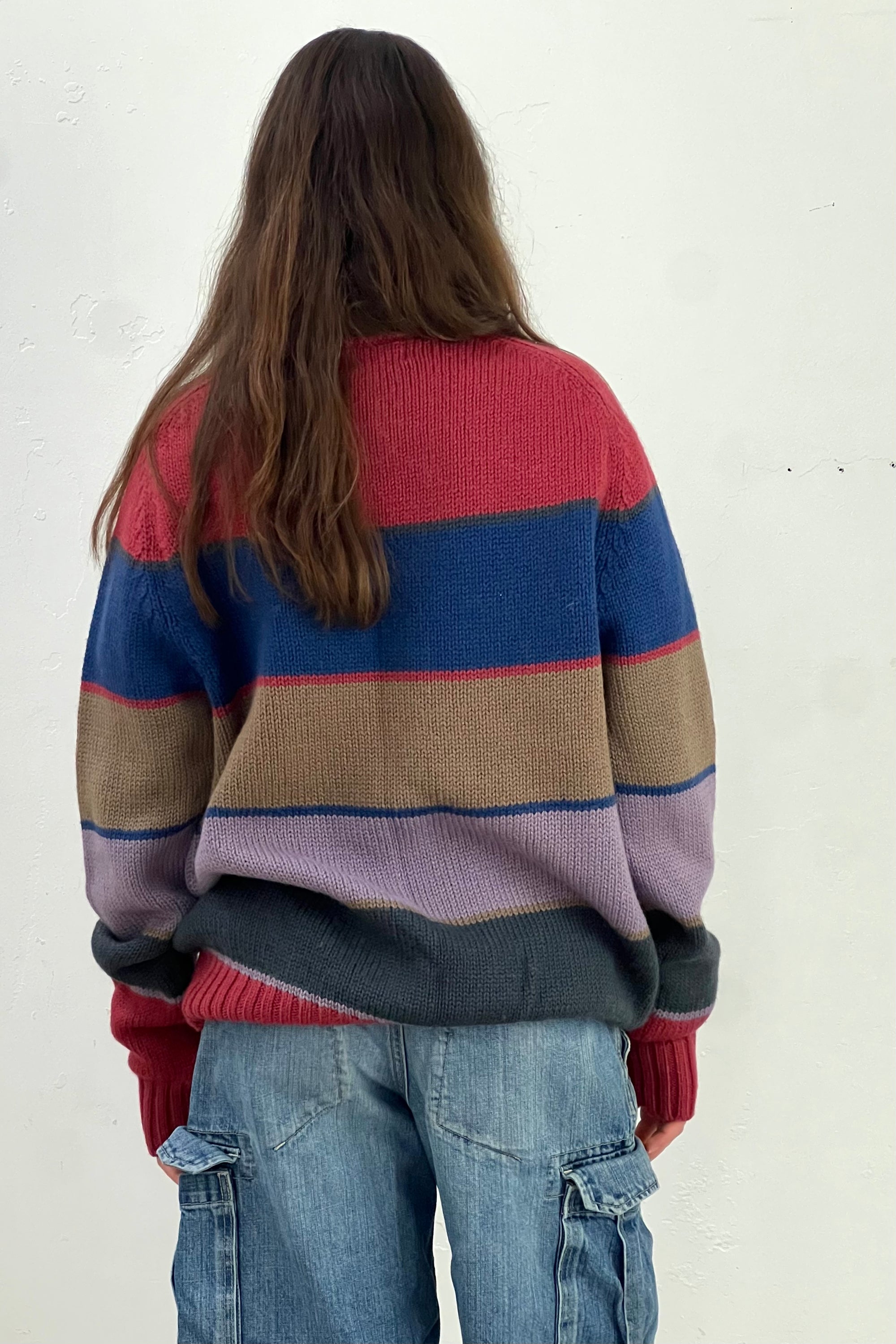 Vintage Wool Lands End Stripe Sweater Selected by Anna Corinna