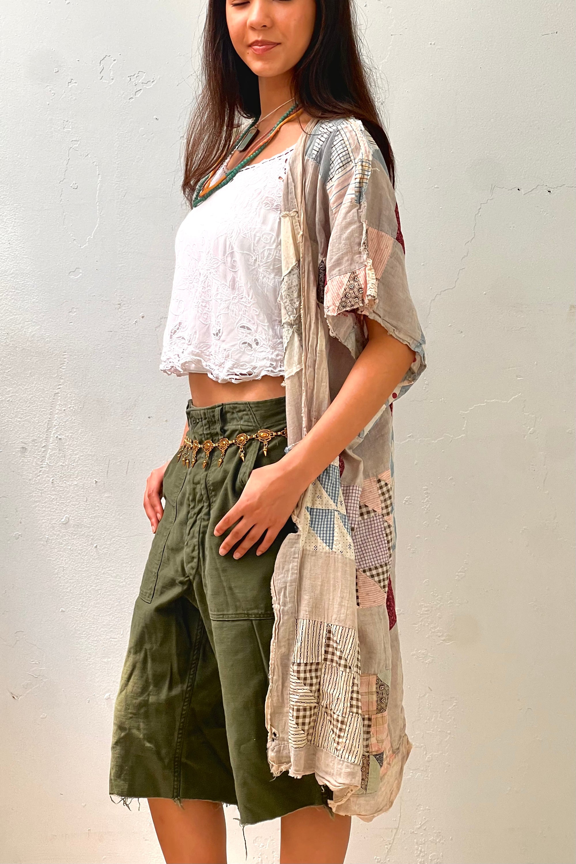 Anna Corinna Reworked Vintage Quilt Jacket