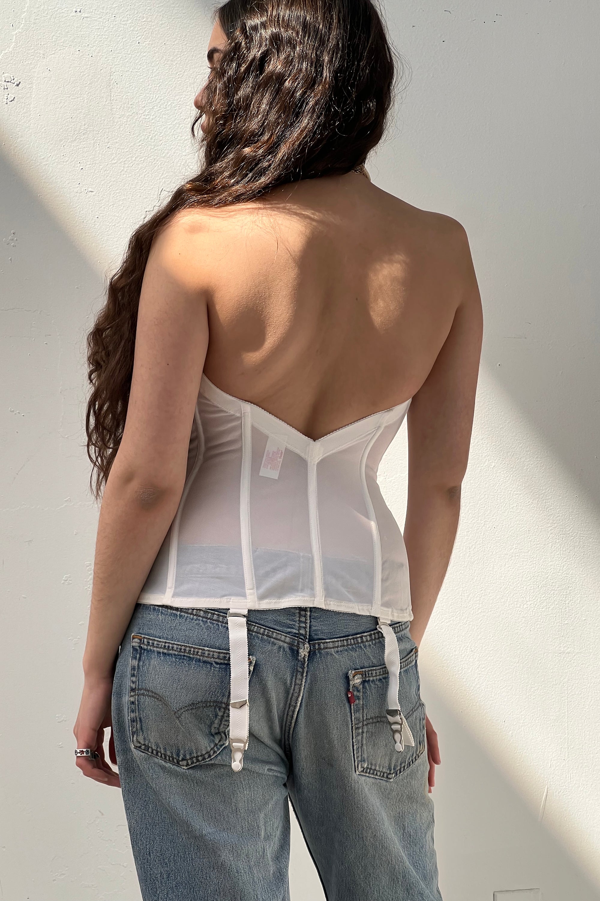 Vintage Blanco Corset Top