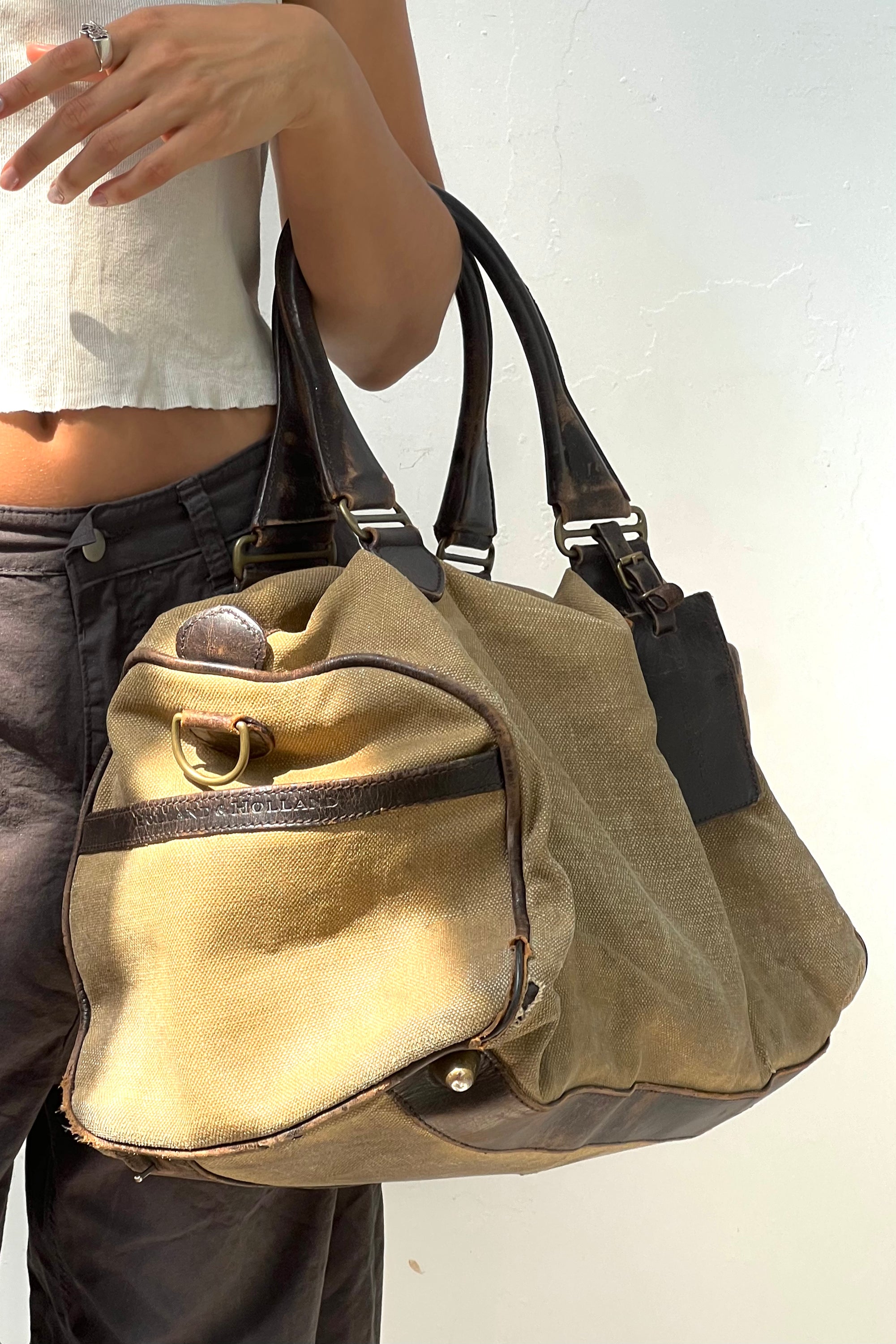Vintage Holland & Holland Thrashed Duffel