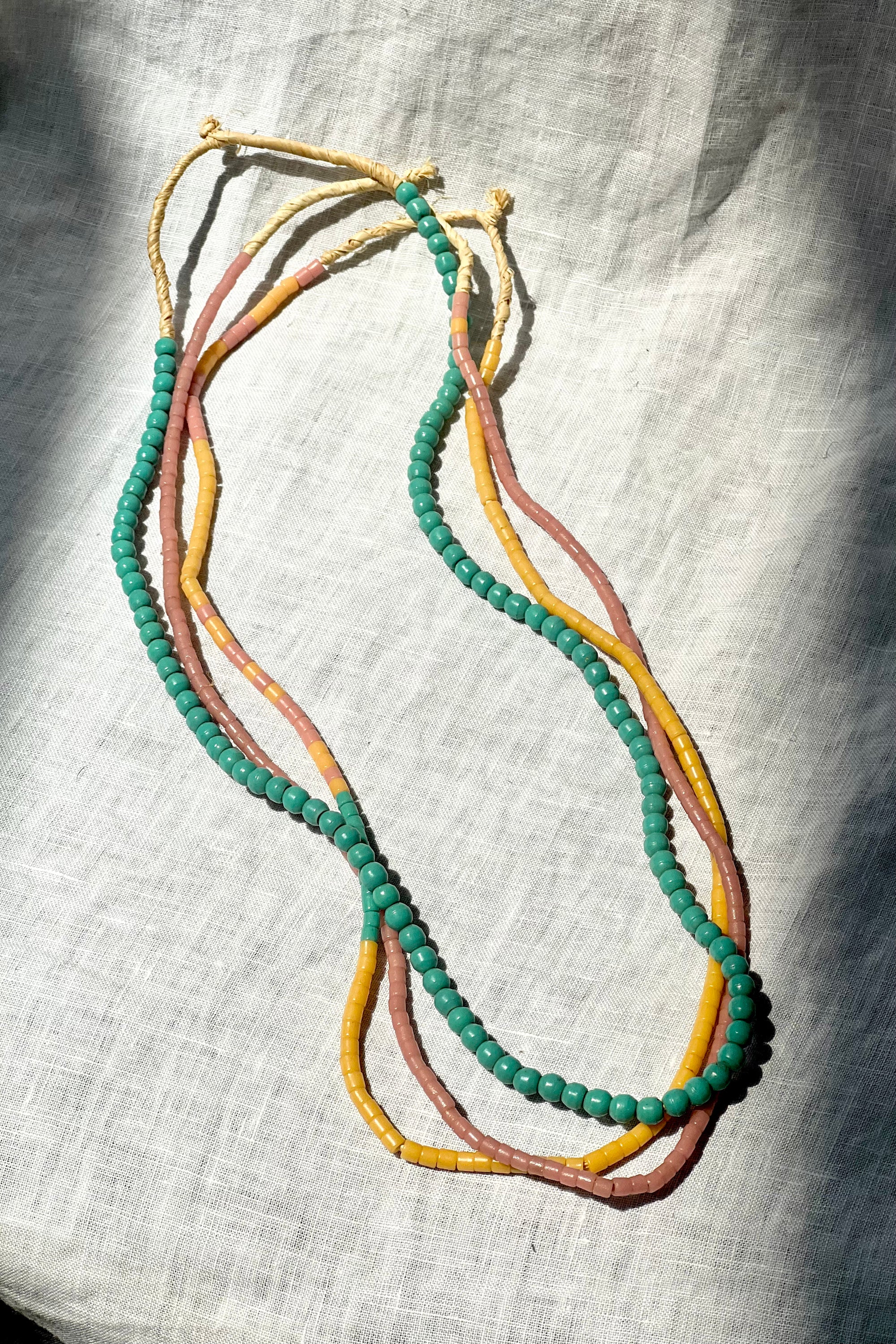 Vintage Three African Bead Strands