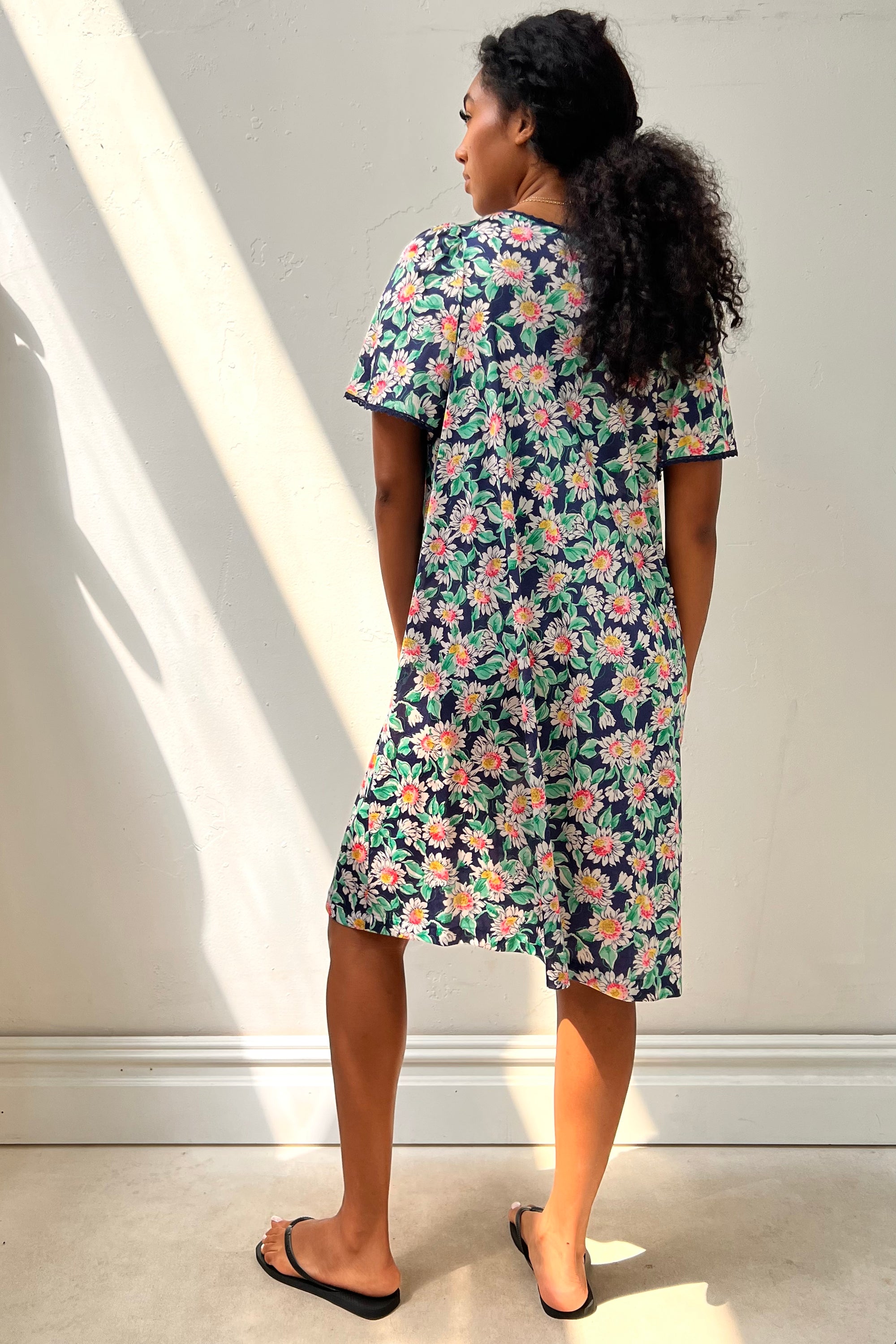 Vintage Vanity Fair Silky Flowers  Dress Selected by Anna Corinna