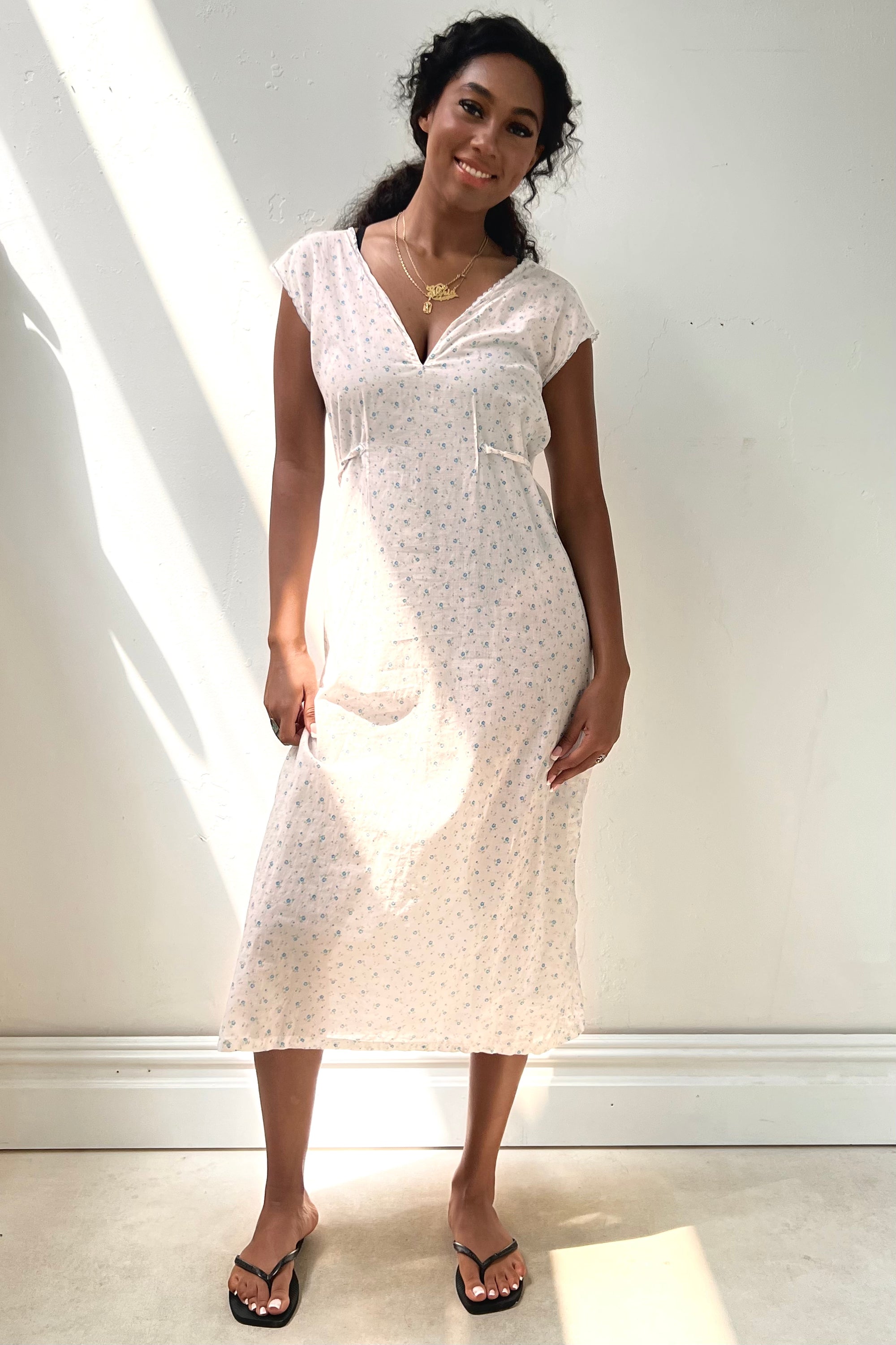 Vintage Cotton Slip Dress Selected by Anna Corinna