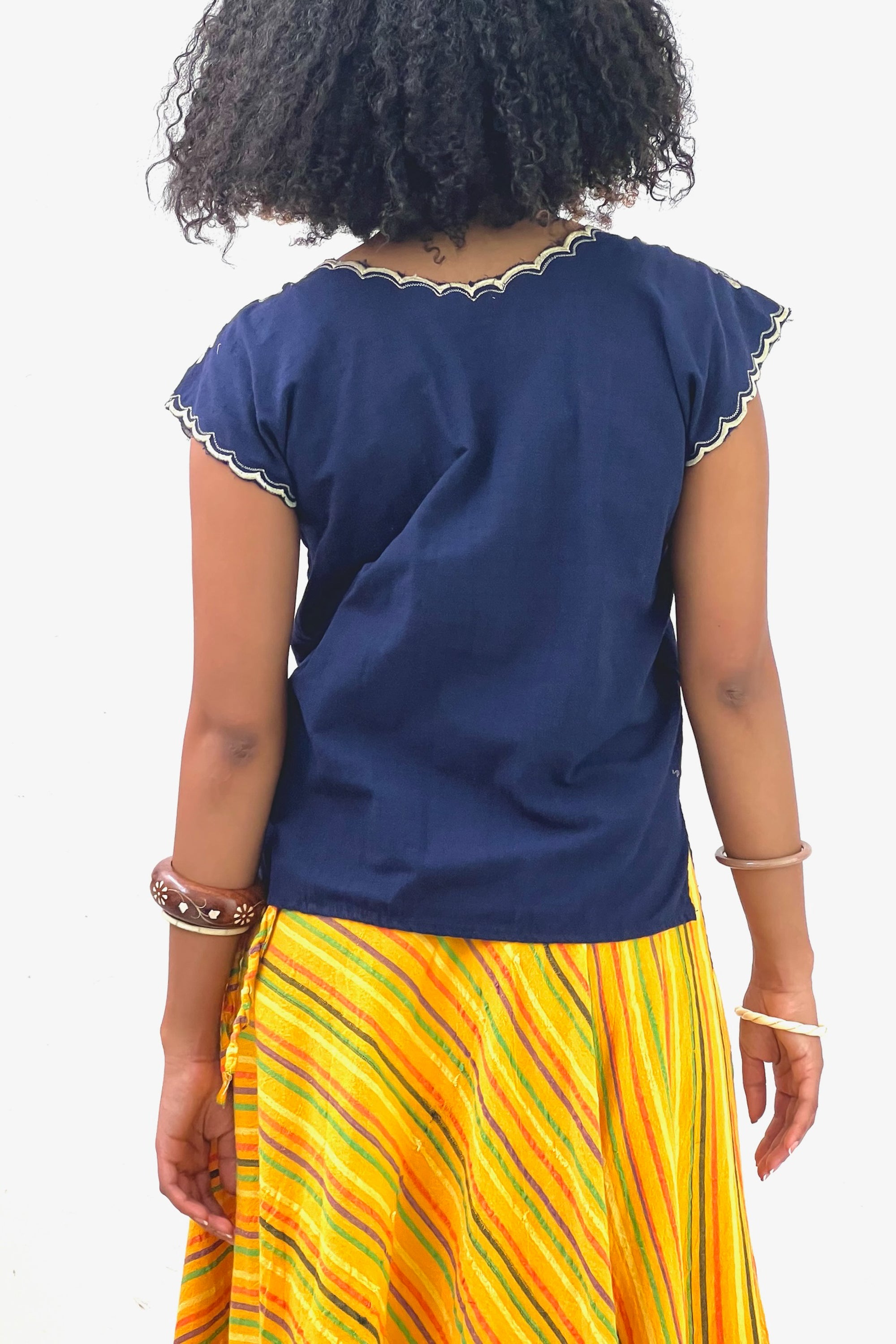 Vintage Embroidered Mexican Top