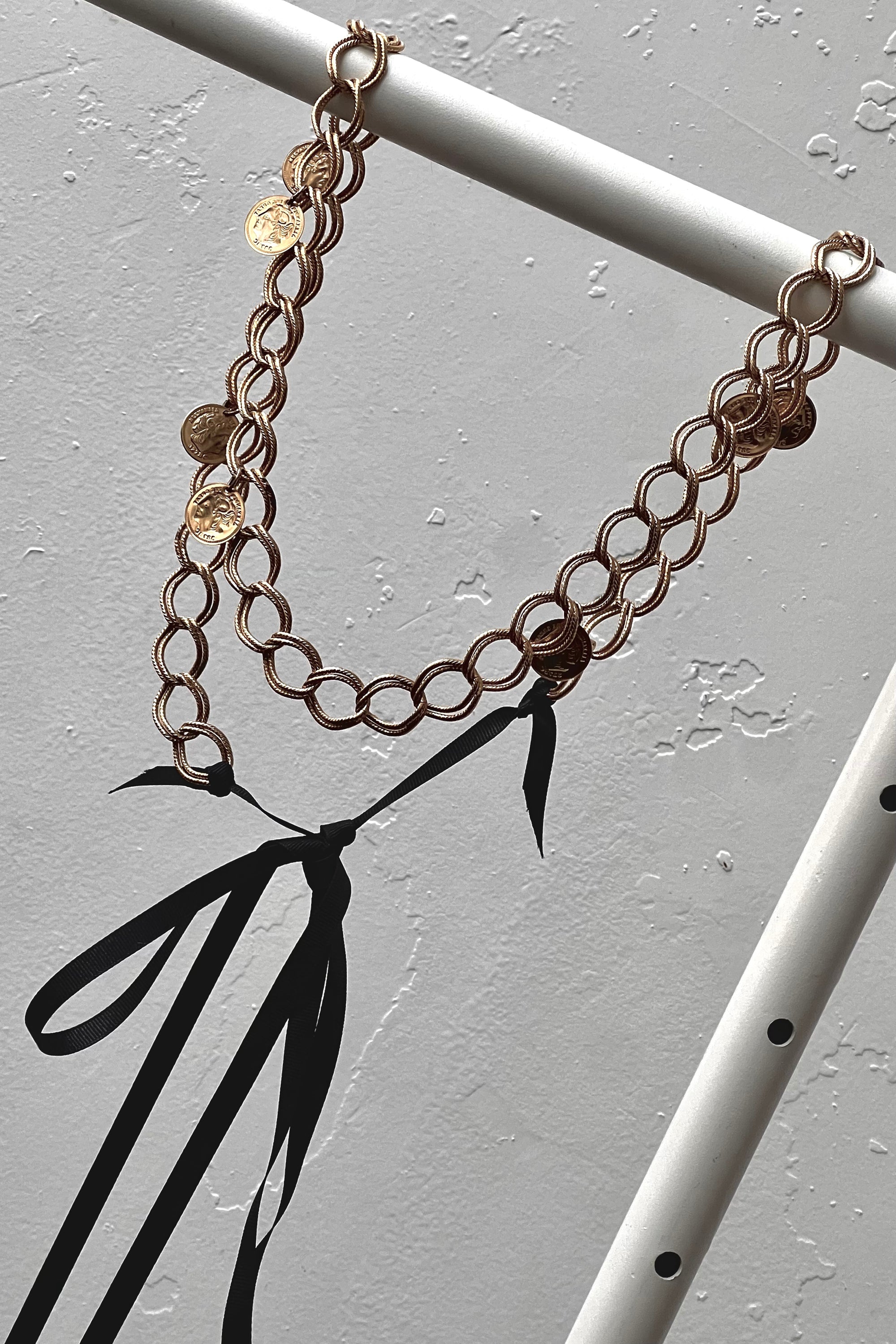 Vintage Sweet Coins Chain Belt Selected by Anna Corinna