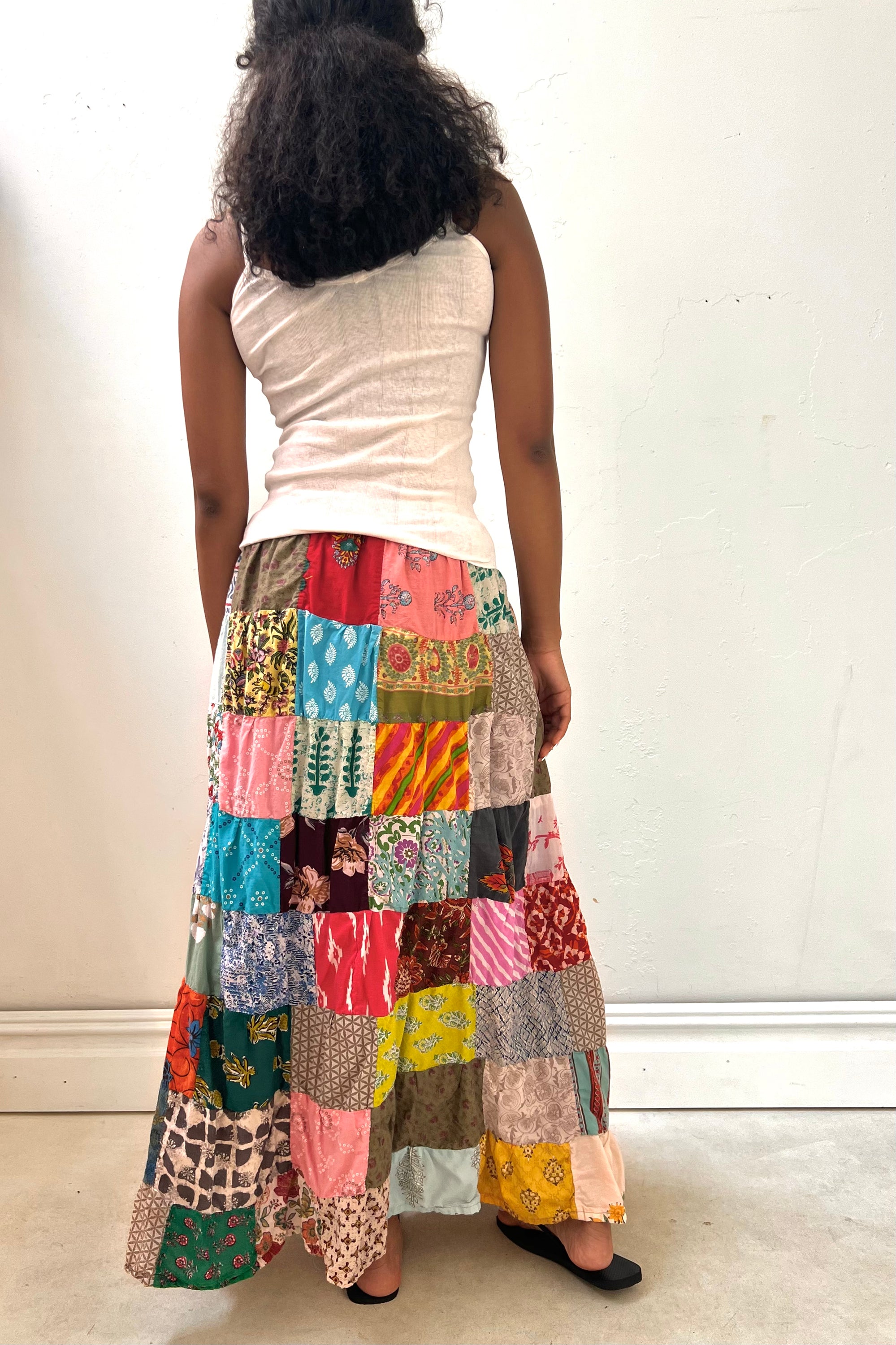 Vintage Patchwork Skirt Selected by Anna Corinna