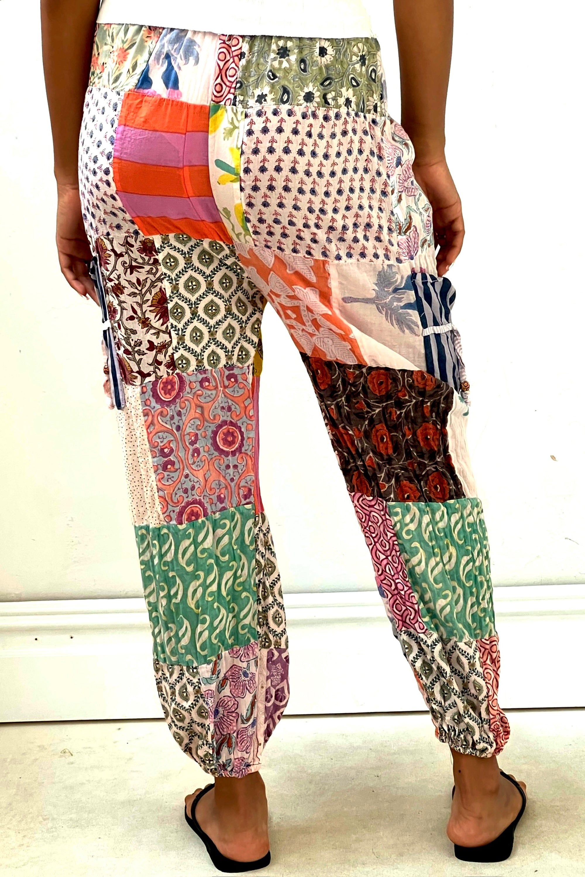 Vintage Patchwork Jogger Pants Selected by Anna Corinna