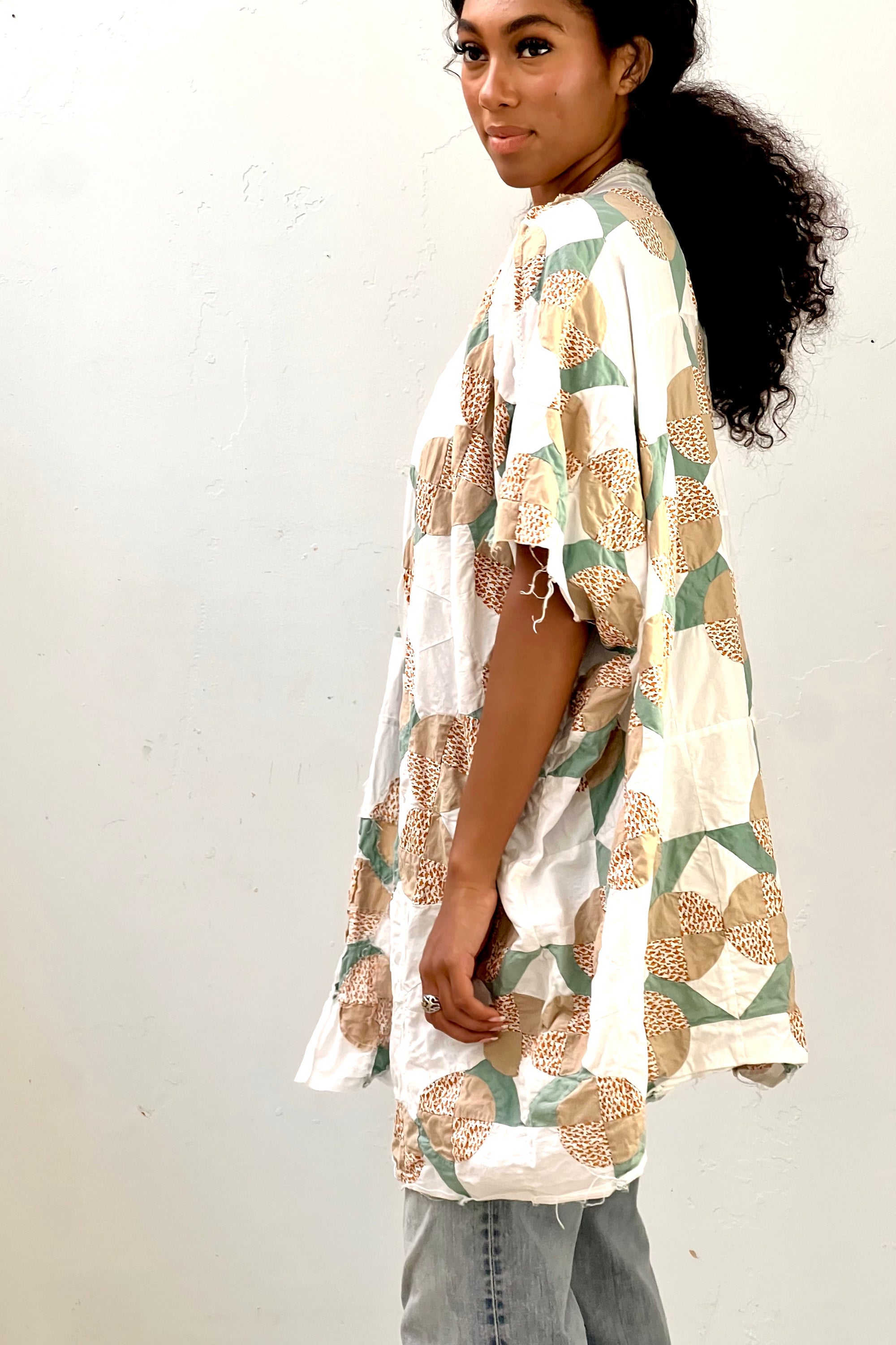 Anna Corinna Reworked Vintage Mod Quilt Jacket