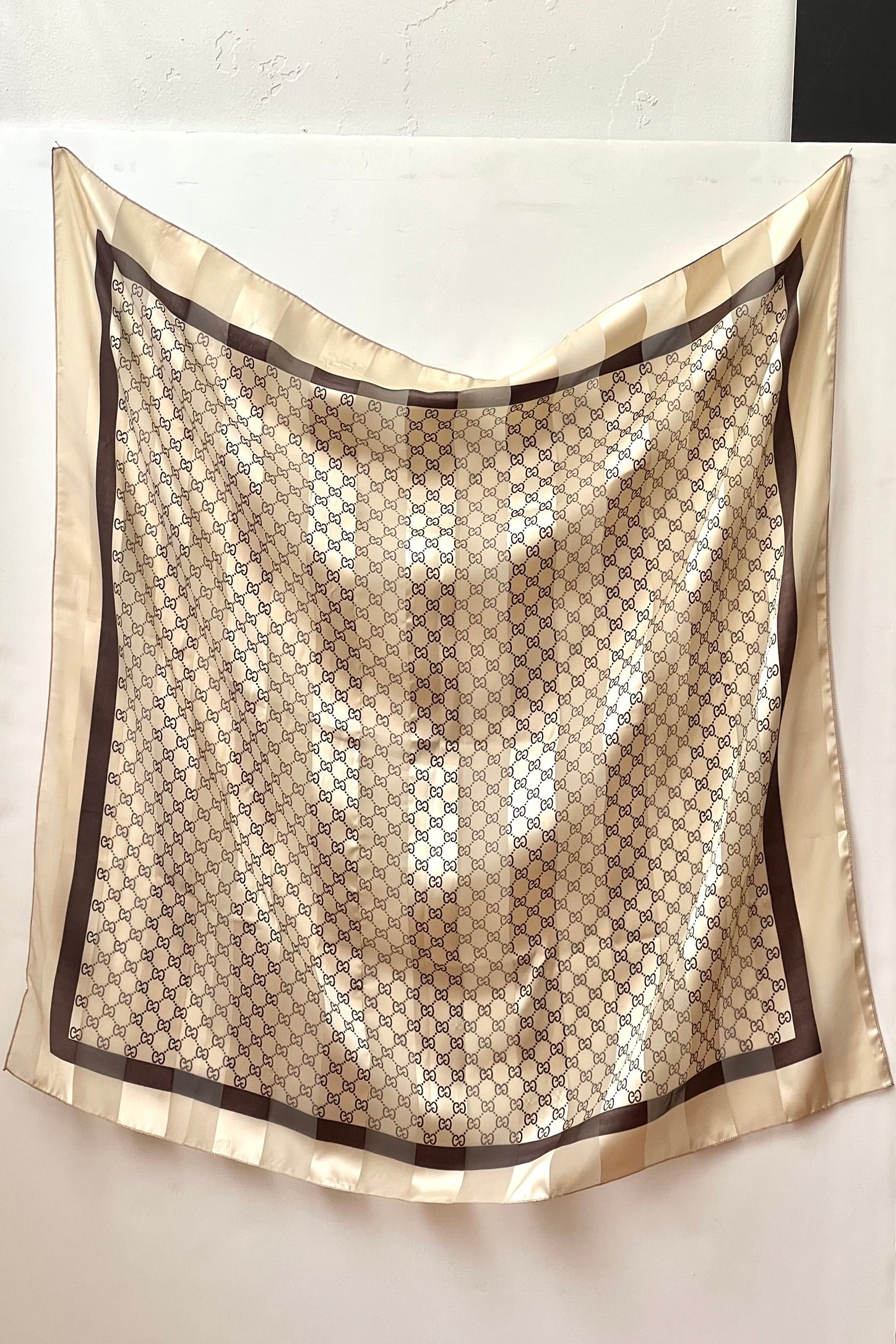 Vintage Silky Ode to Gucci Scarf Selected by Anna Corinna