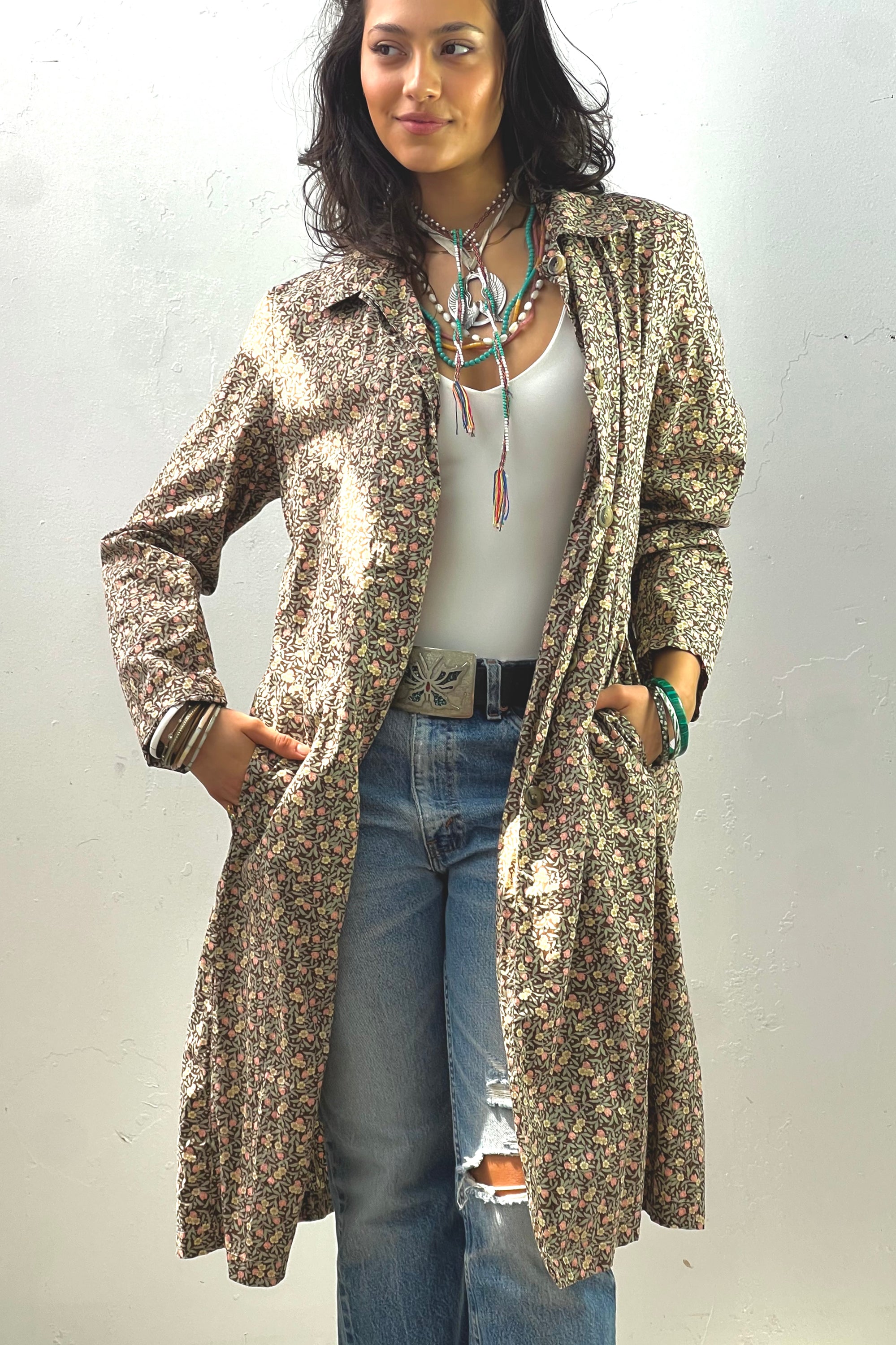 Vintage Pip-squeak Chapeau Shirt Dress or Jacket