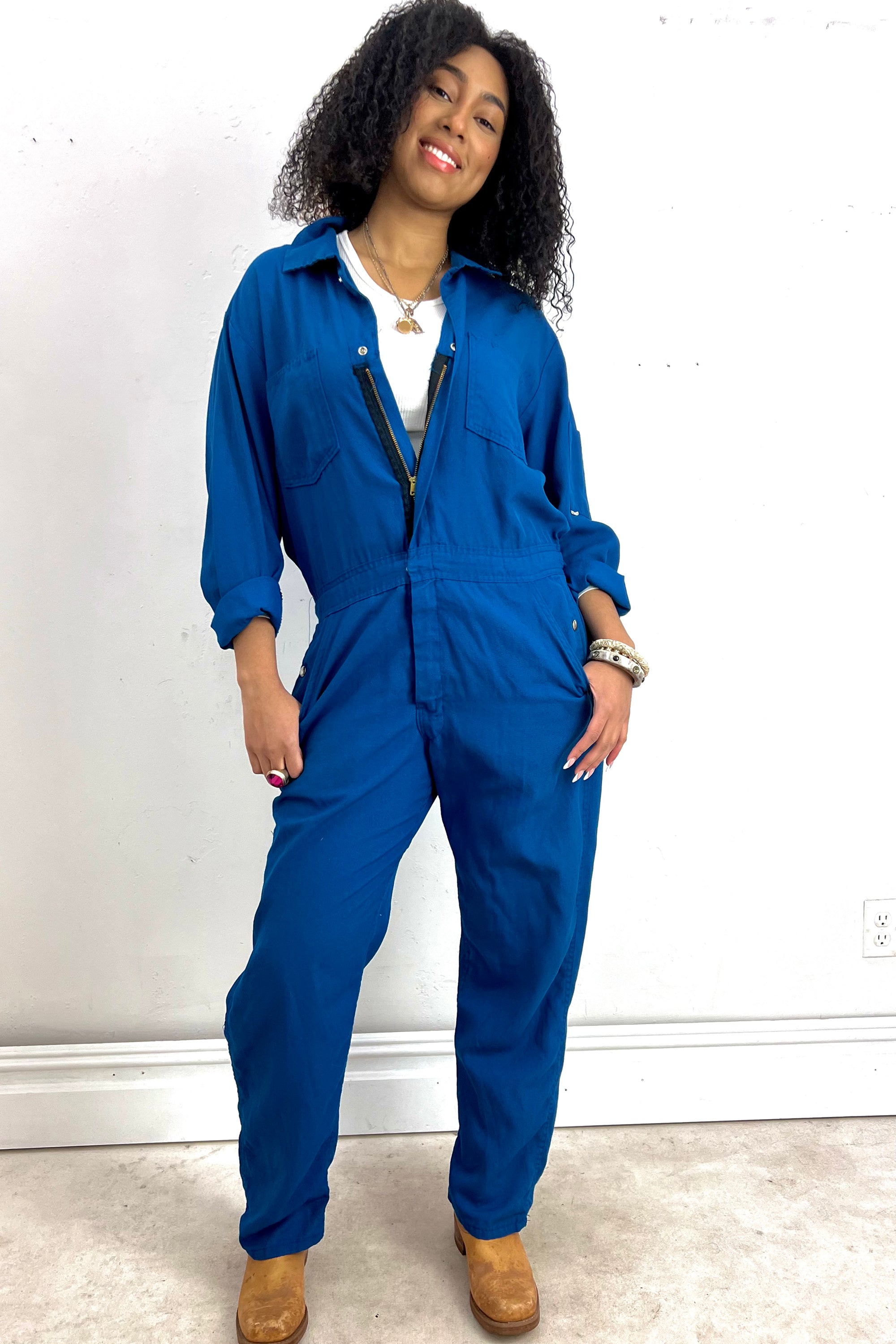 Vintage Blue Coveralls