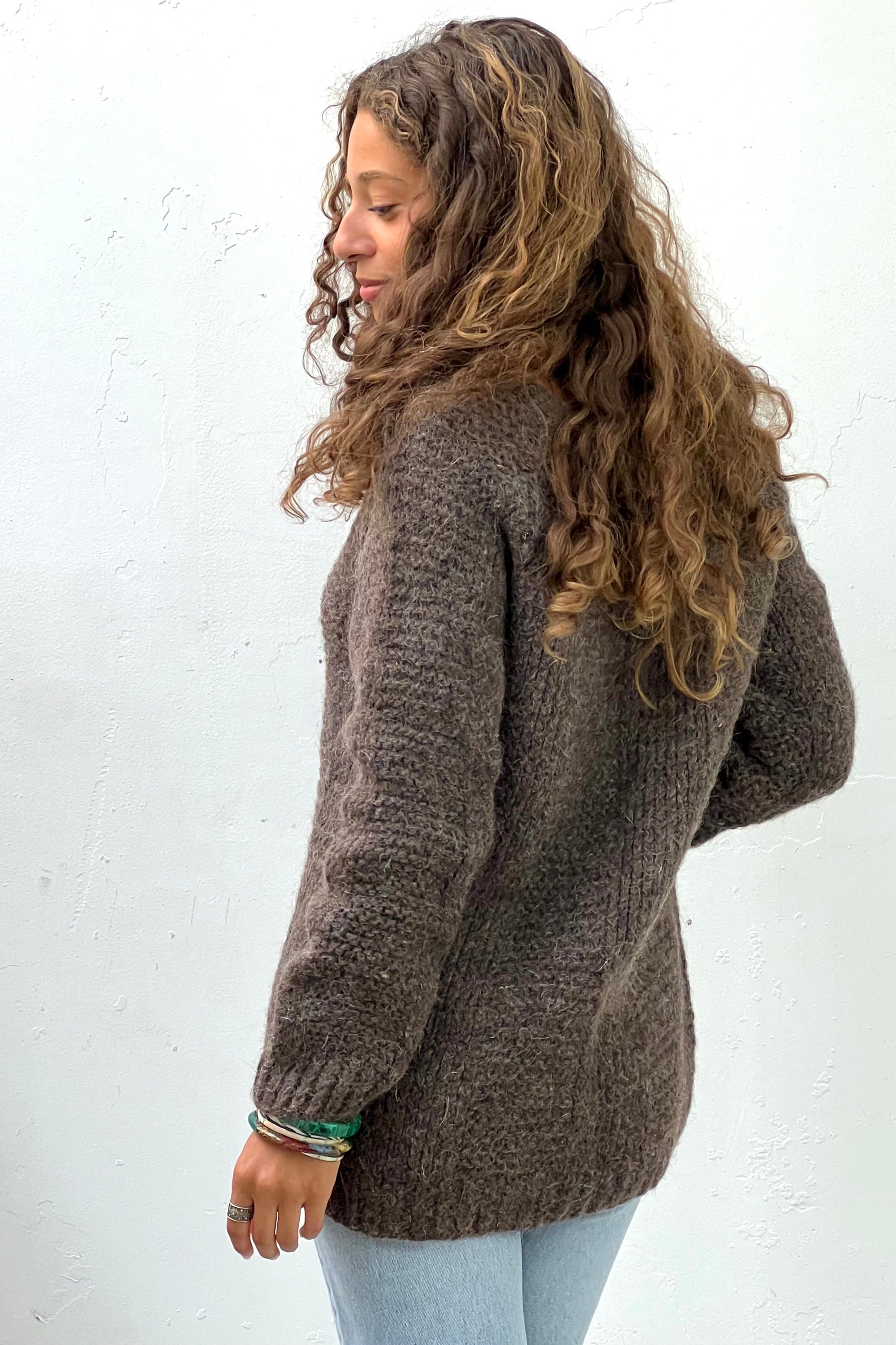 Vintage Wool Hand Knit Sweater Selected by Anna Corinna