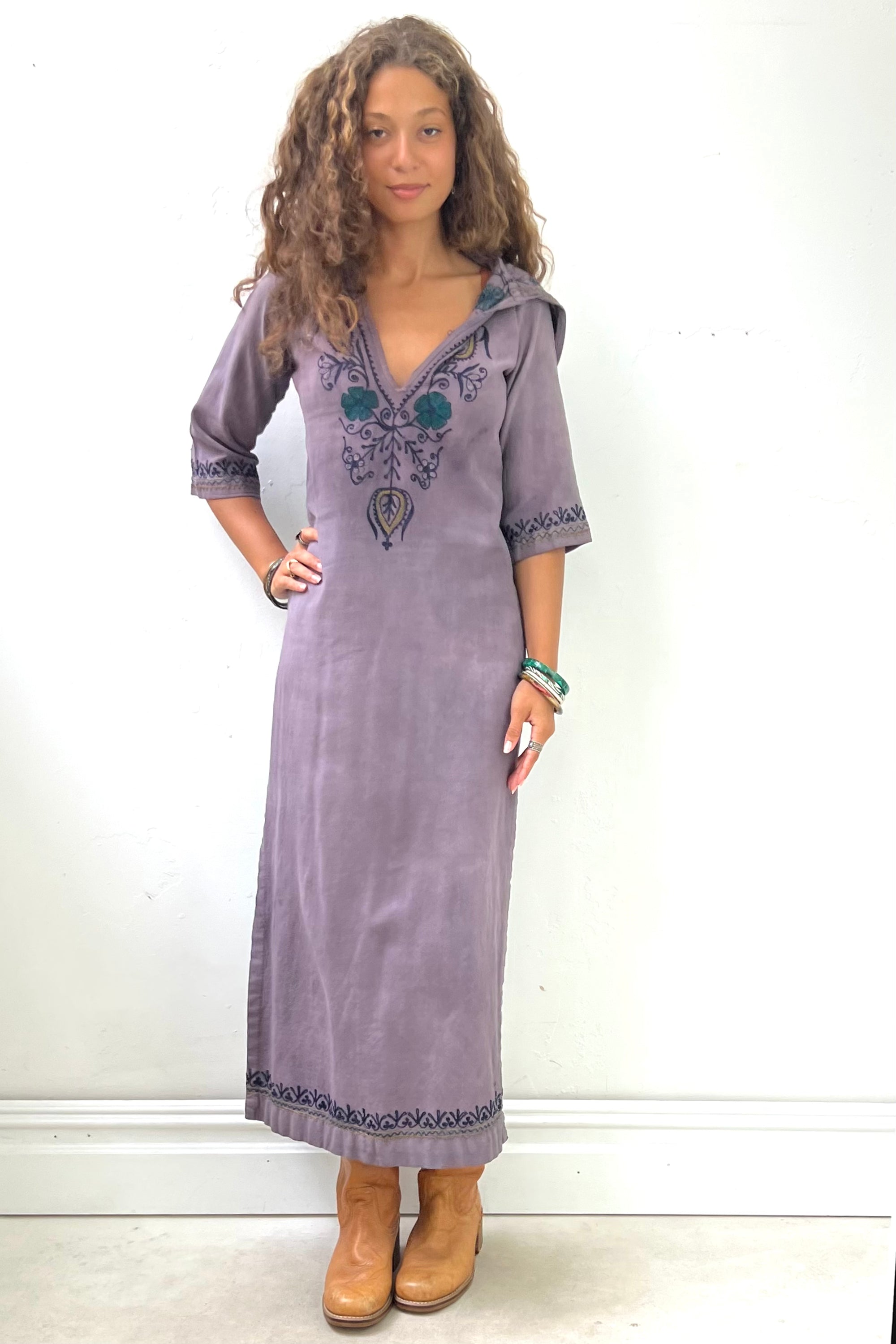 Vintage Embroidered Tunic Dress Selected by Anna Corinna