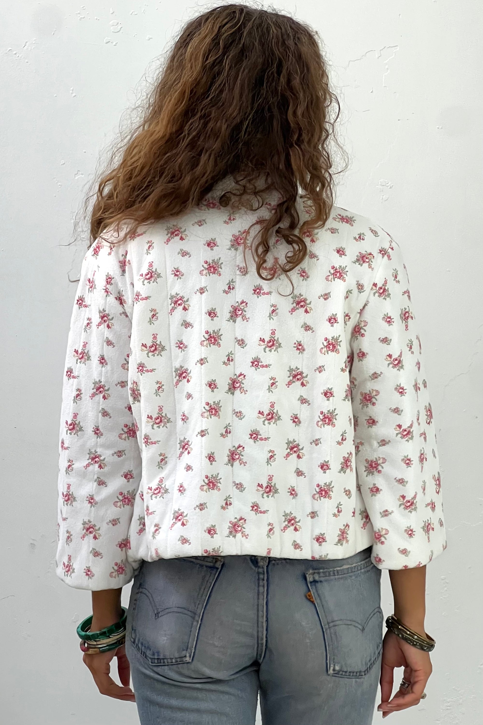 Vintage Sweet Flannel Quilted Jacket Selected by Anna Corinna