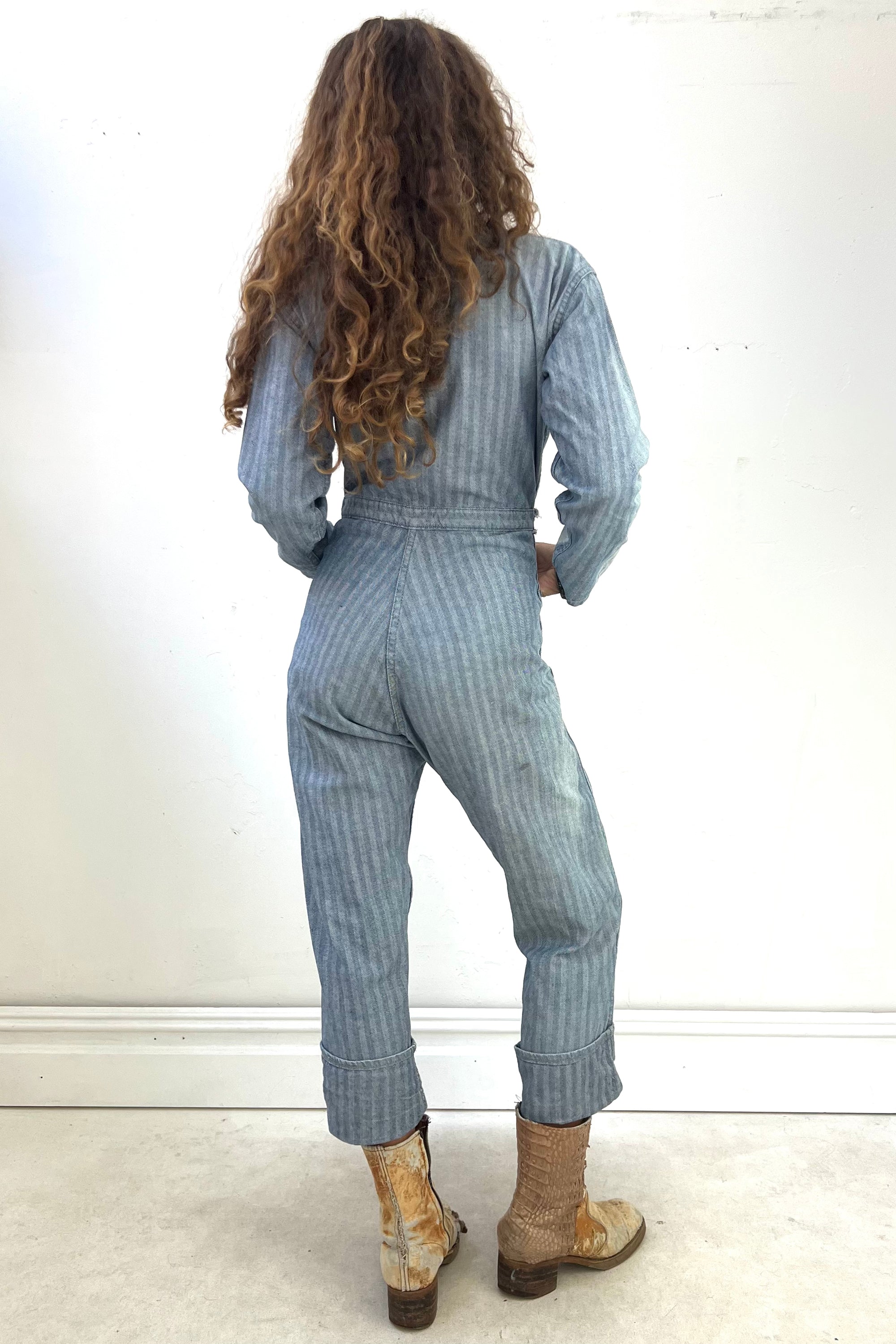 Vintage Sears Herringbone Twill Coveralls Selected by Anna Corinna