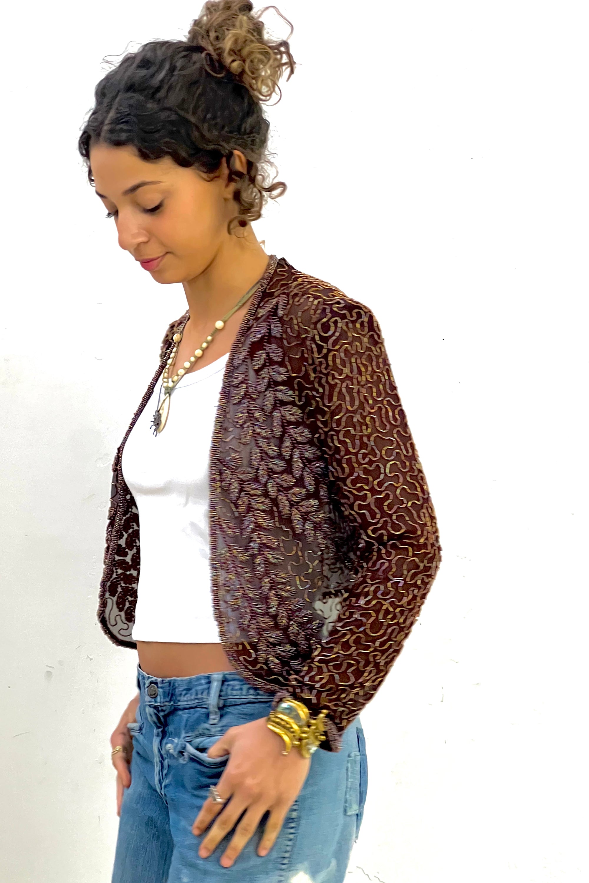 Vintage Beaded Jacket