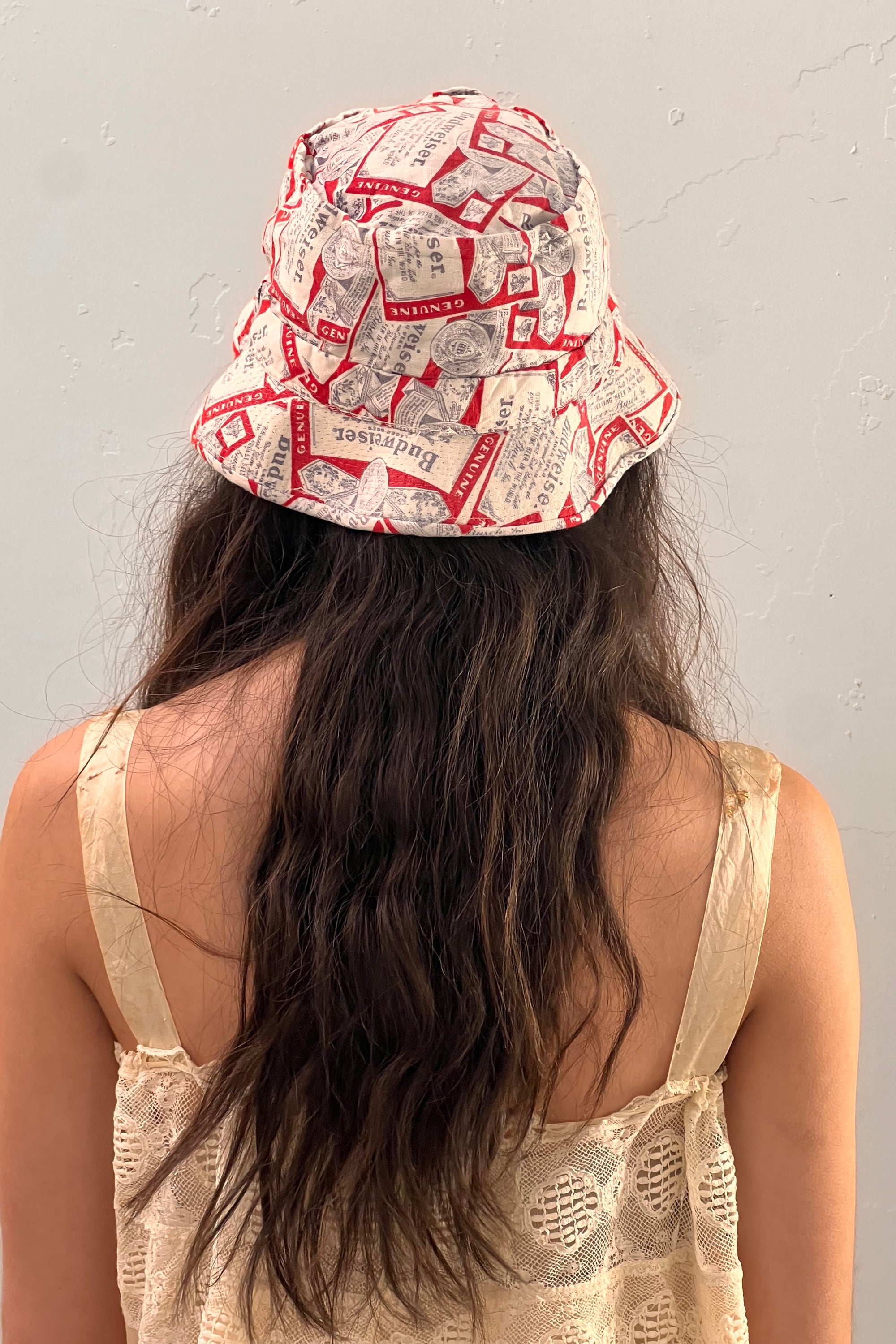Vintage Budweiser Bucket Hat Selected by  Anna Corinna