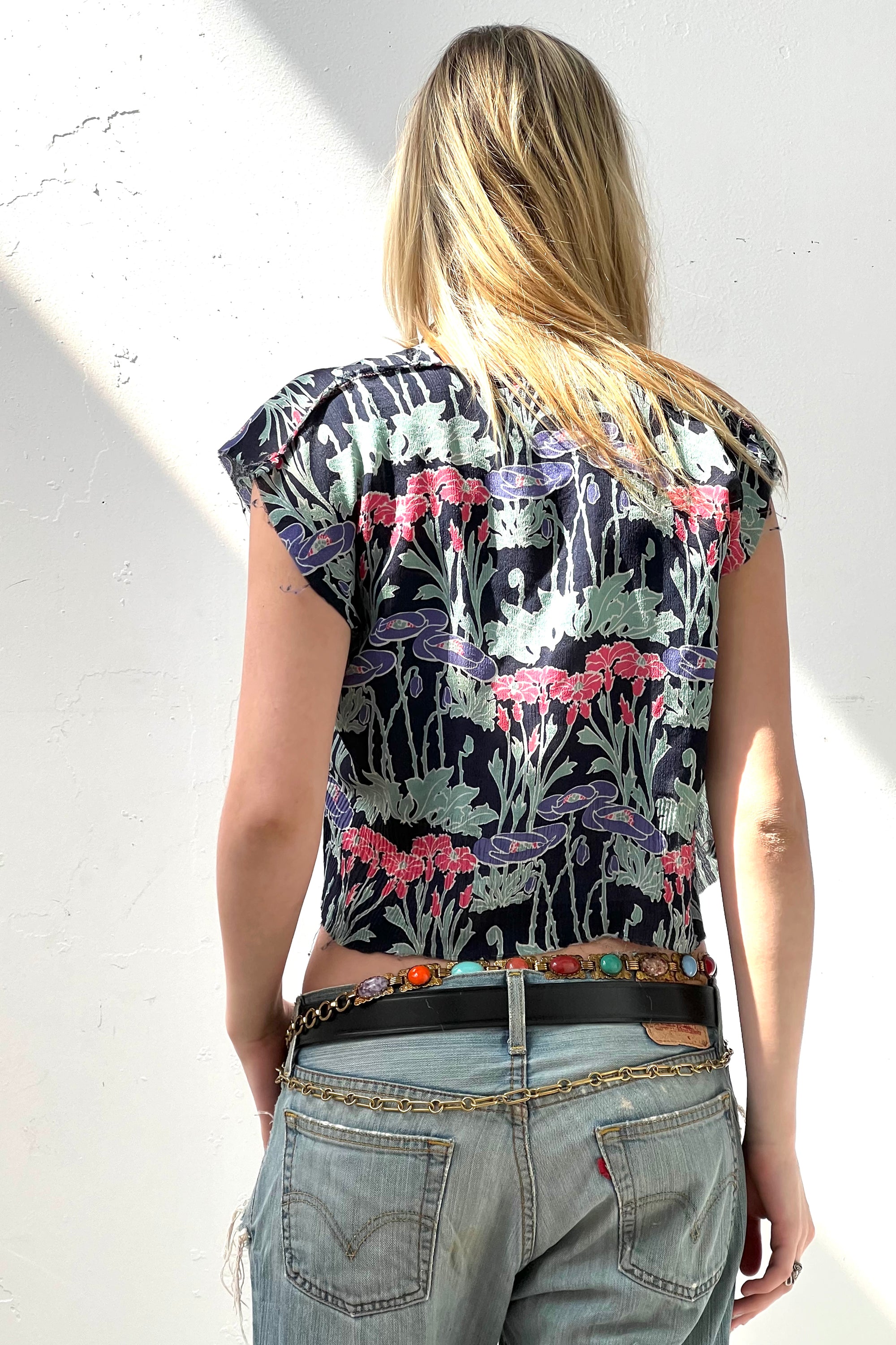 Anna Corinna Reworked Vintage Liberty Print Jacket