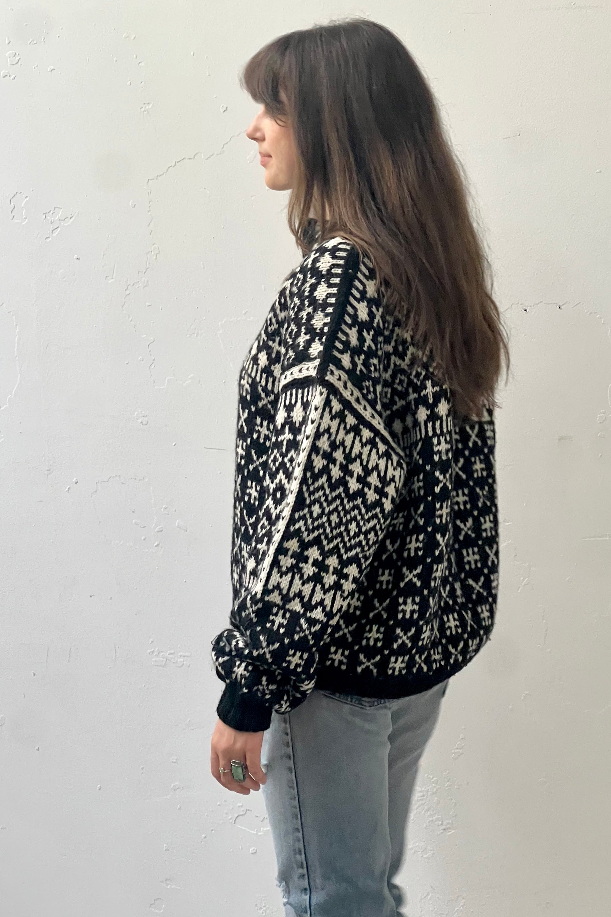 Vintage LL Bean Wool Alpine Sweater Selected by Anna Corinna