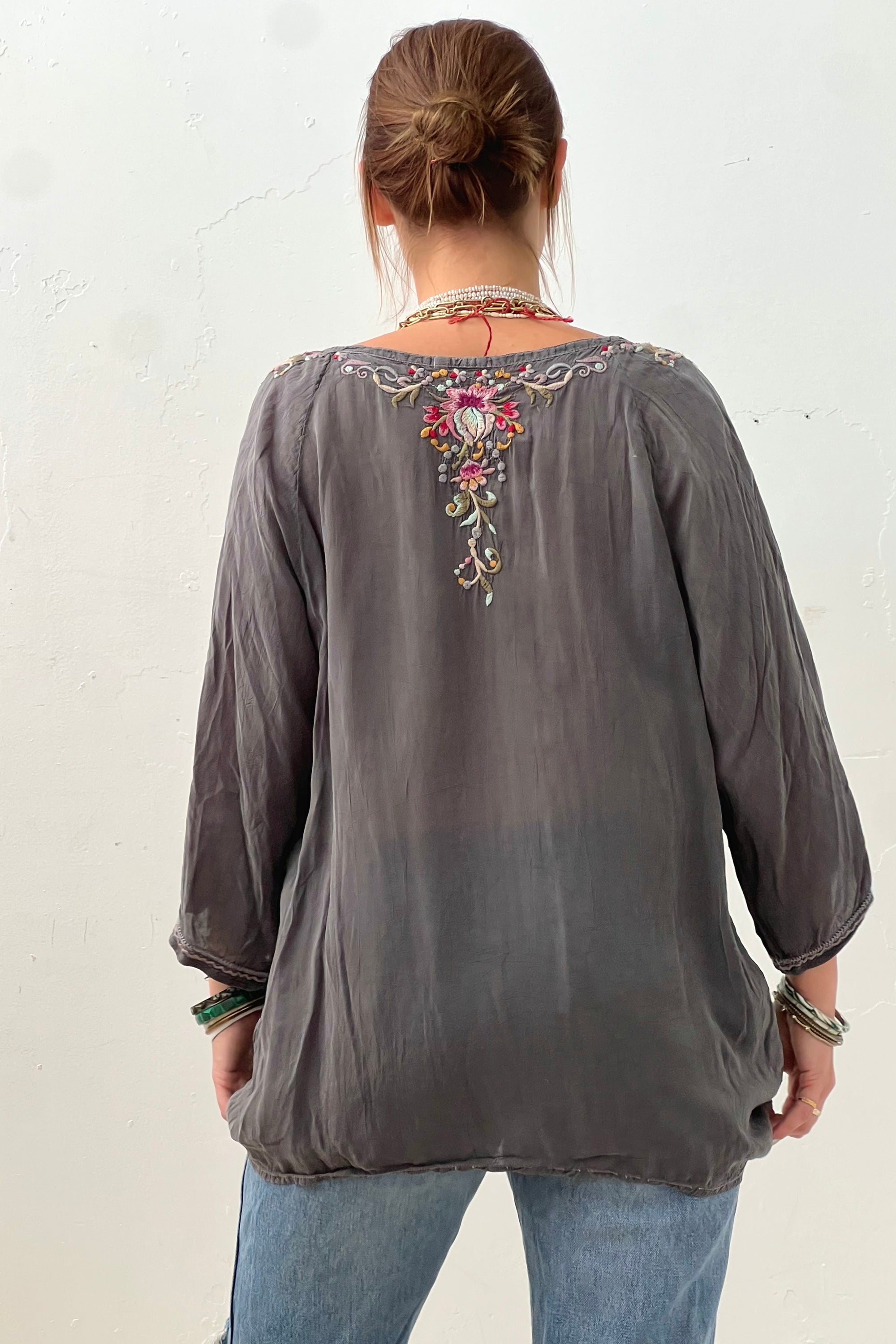Vintage Johnny Was Embroidered Top Selected by Anna Corinna