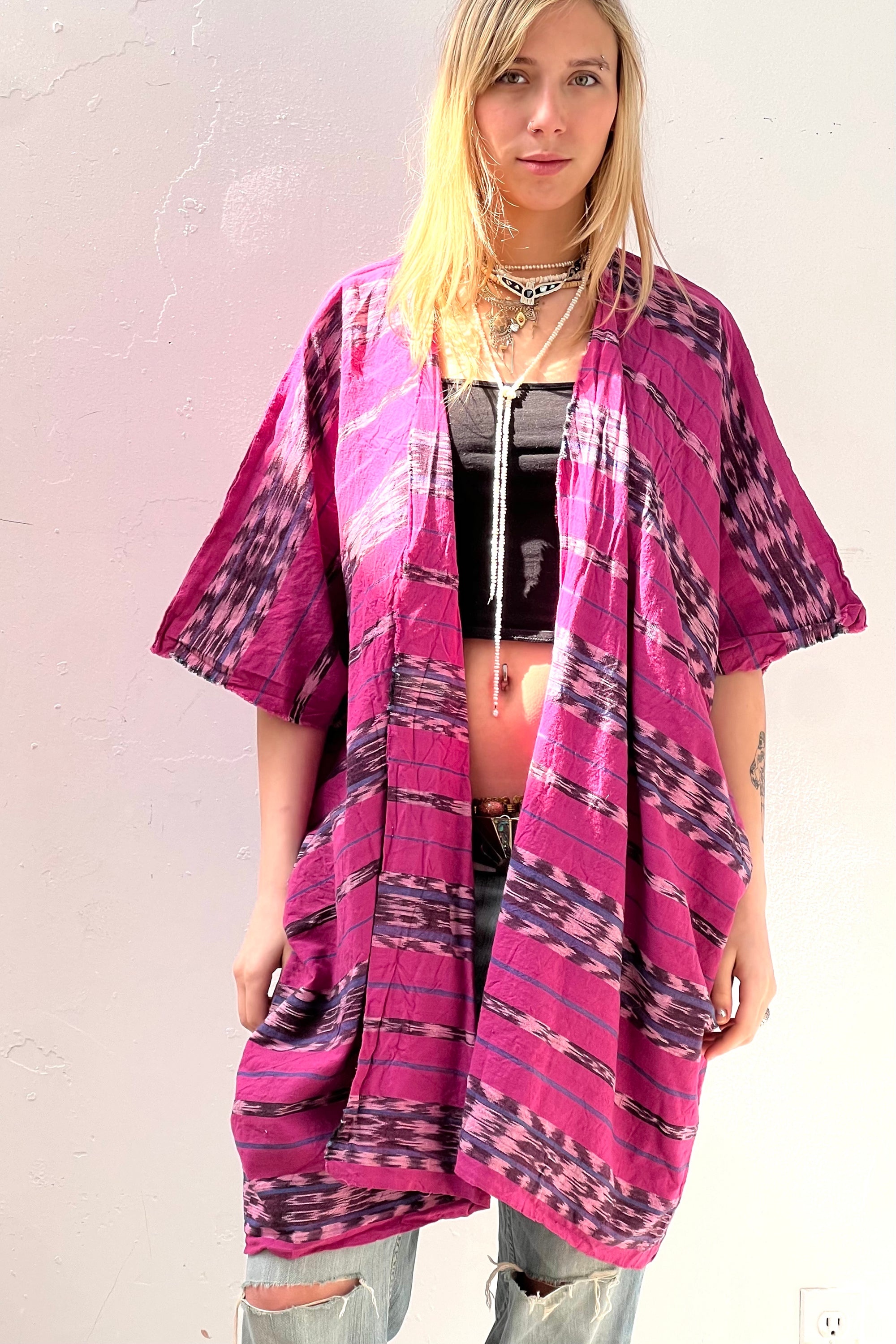 Anna Corinna Reworked Vintage Ikat Jacket