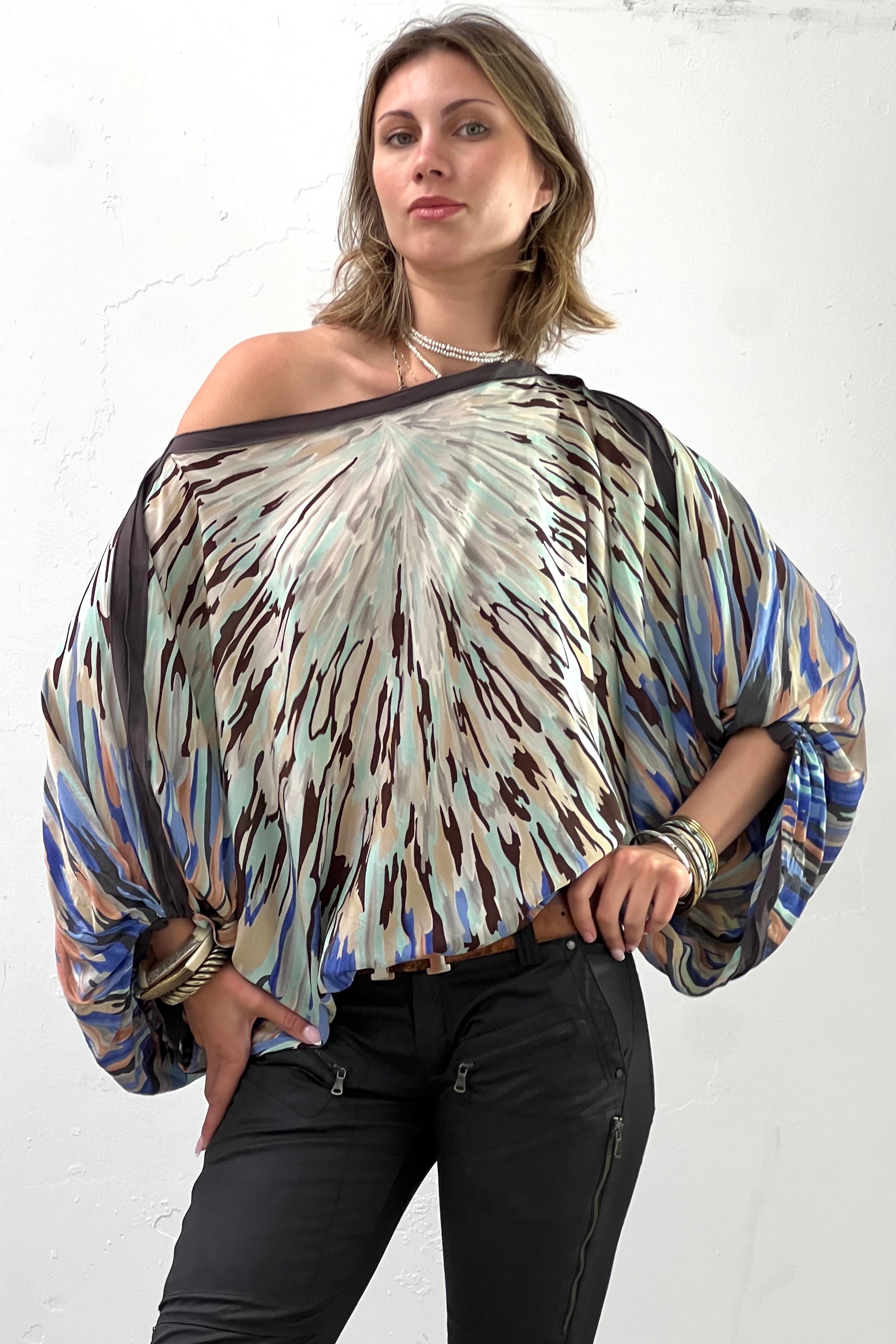 Vintage Missoni Silk Top Selected by Anna Corinna