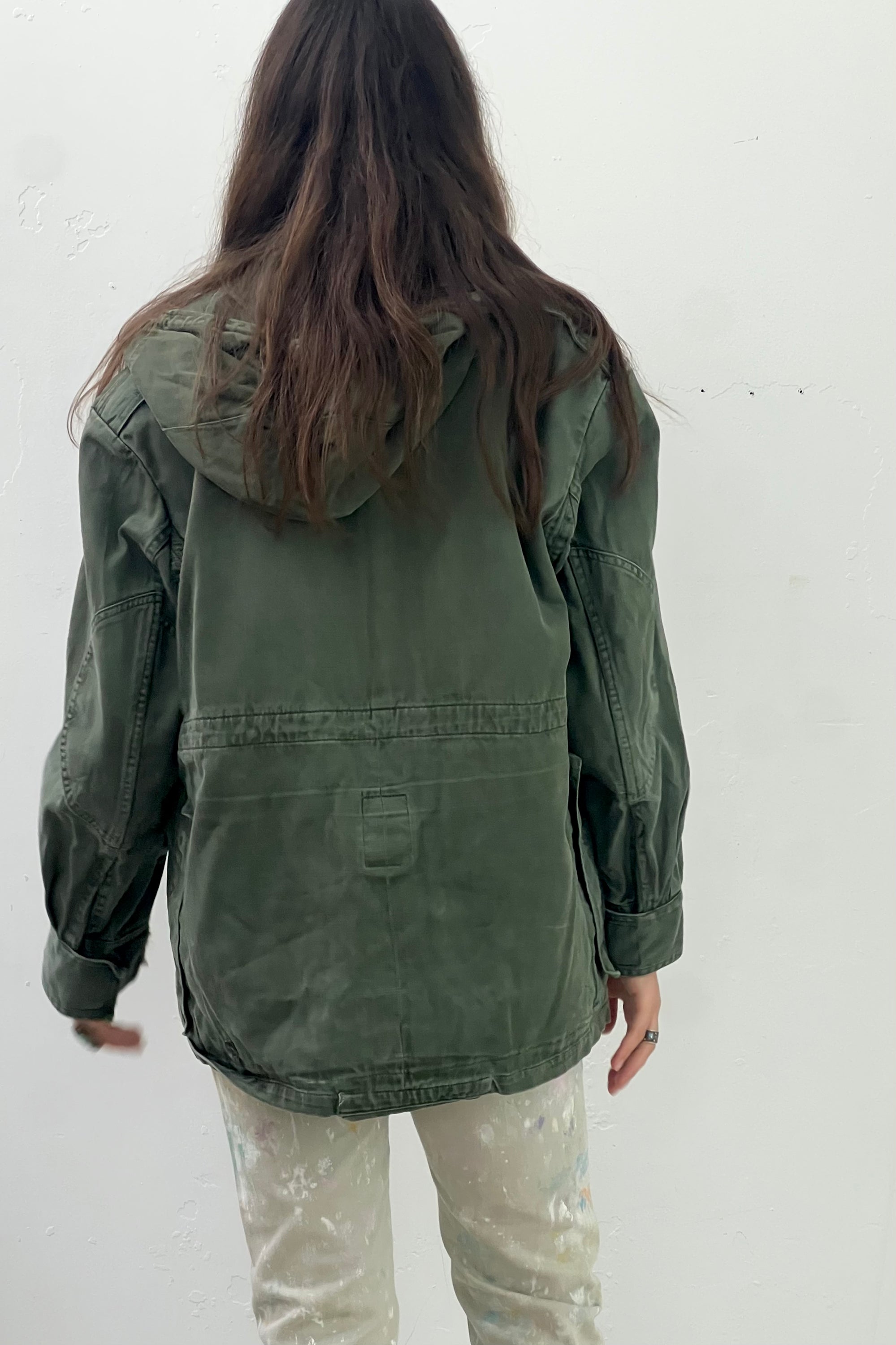 Vintage Hooded Army Jacket Selected by Anna Corinna
