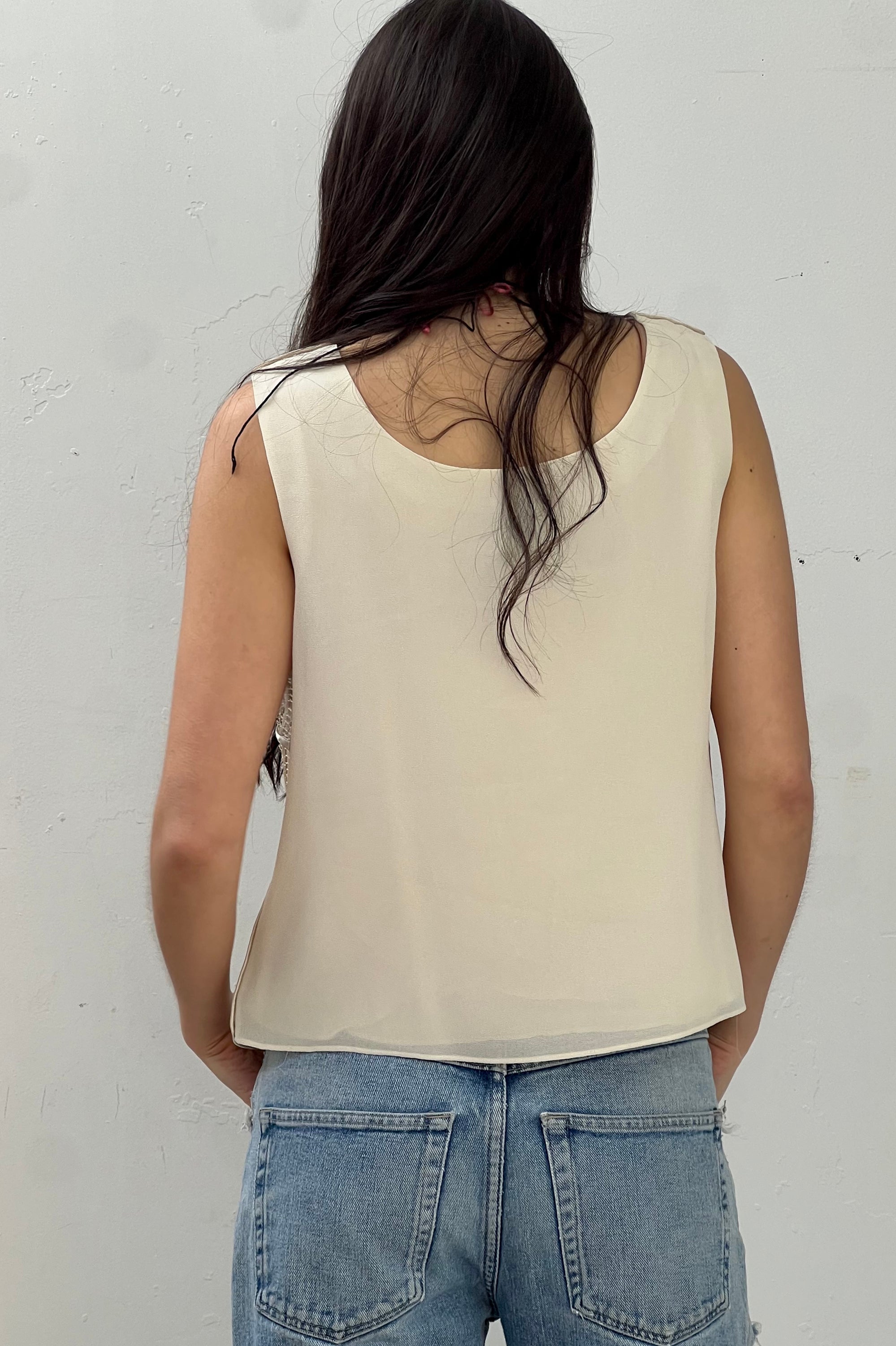 Vintage Handmade Lacy Tank