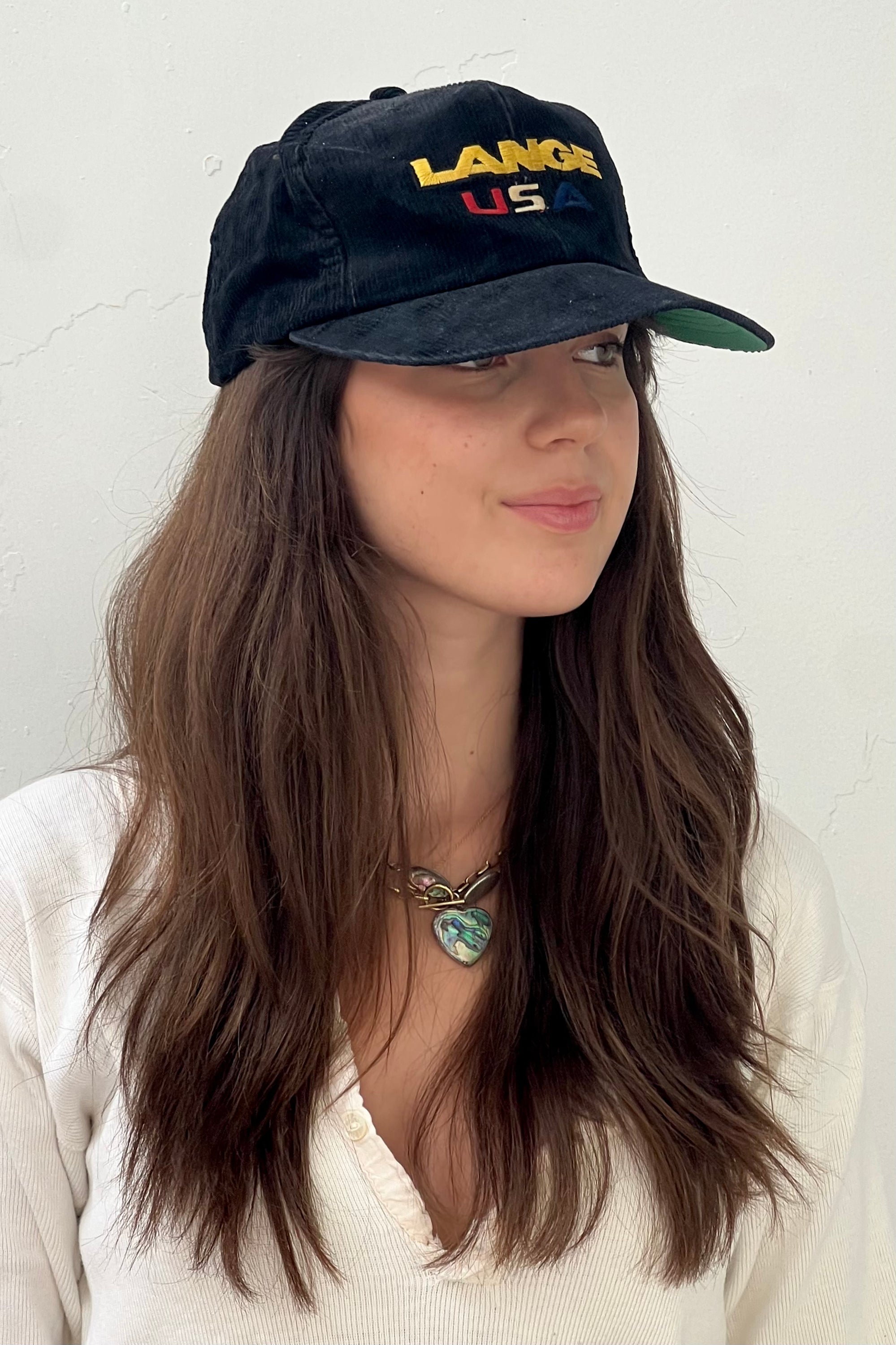 Vintage Corduroy Lange USA Cap Selected by Anna Corinna