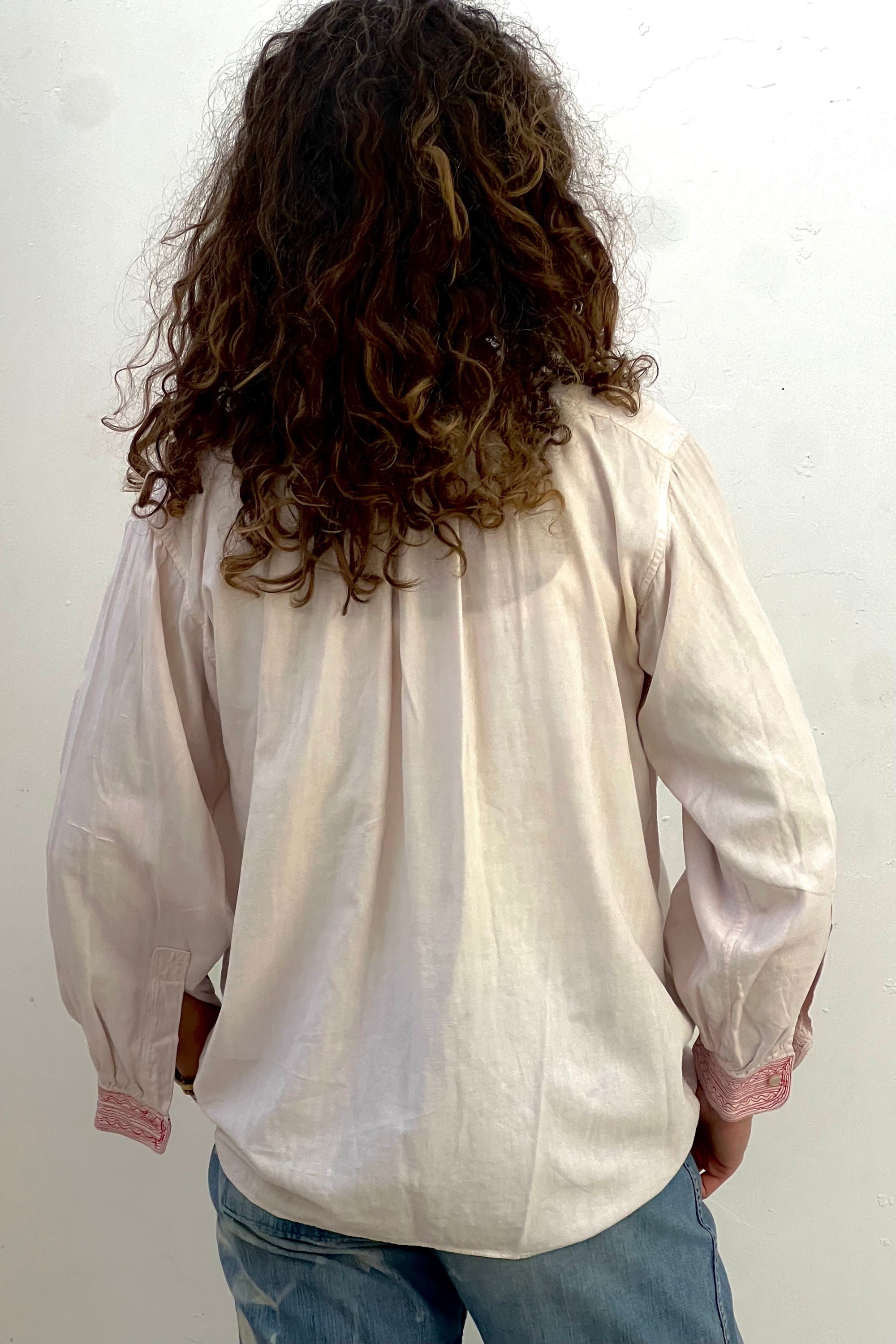 Vintage Embroidered Button Down