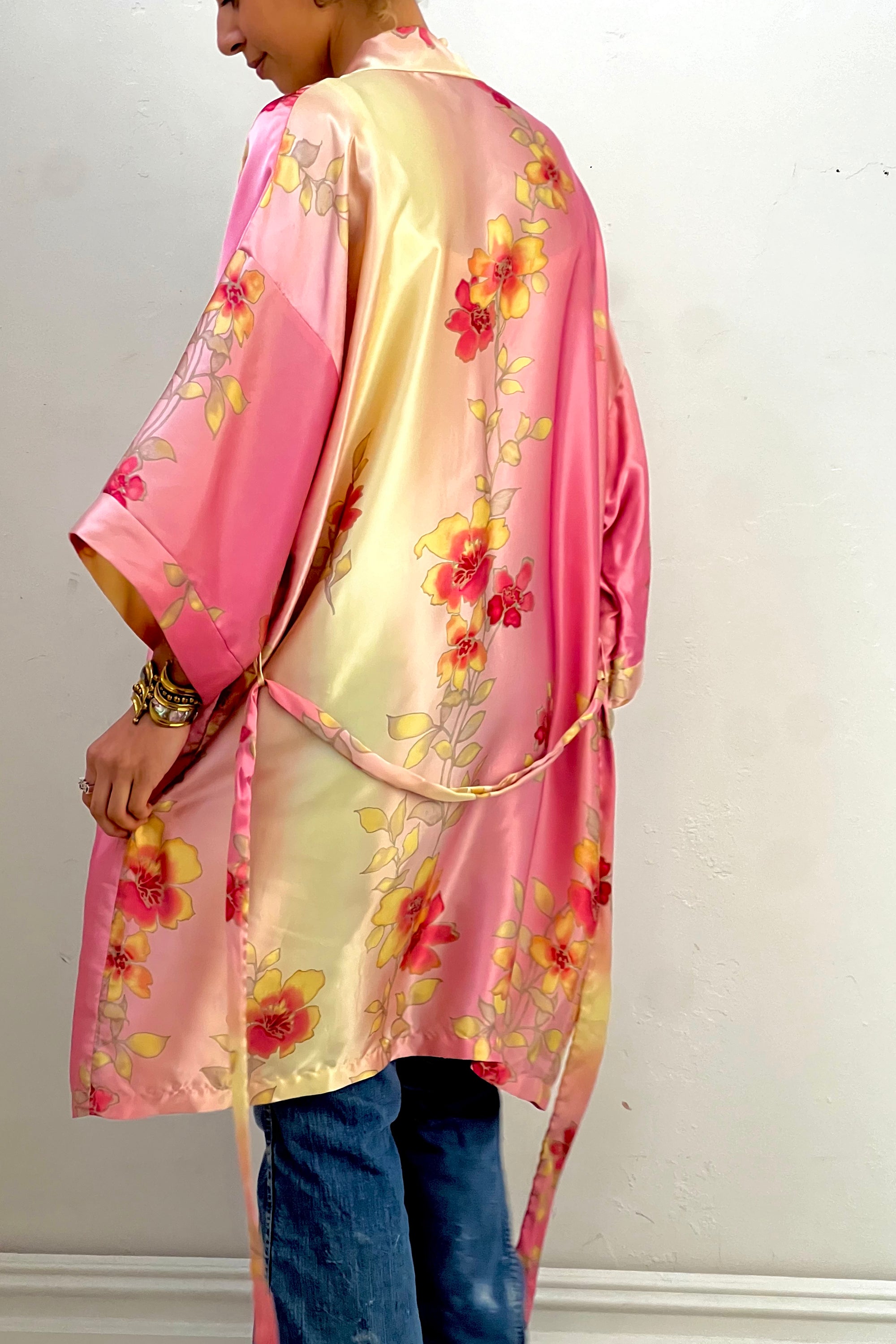 Vintage Silky Cover Up
