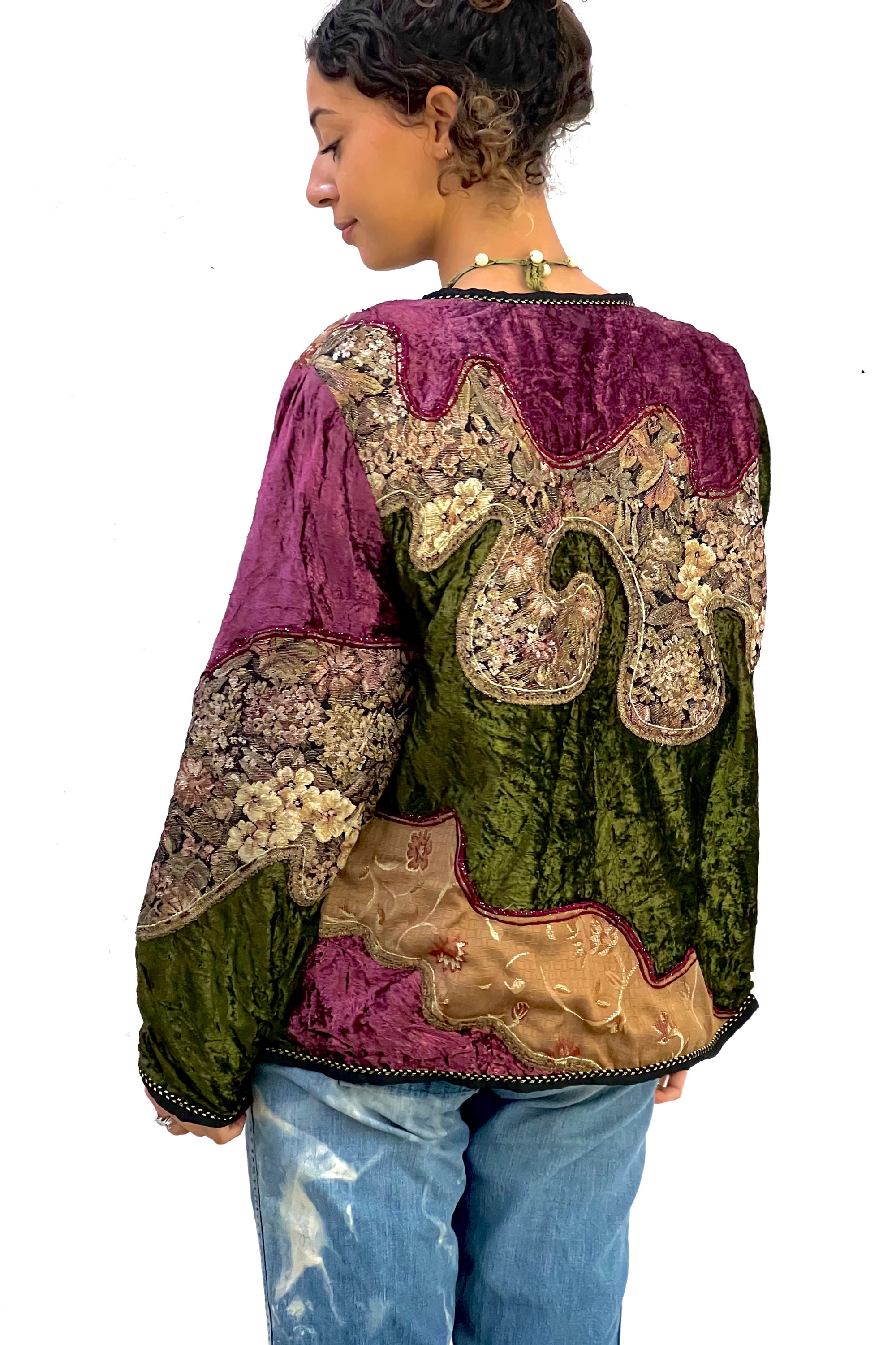 Vintage Tapestry Patchwork Jacket