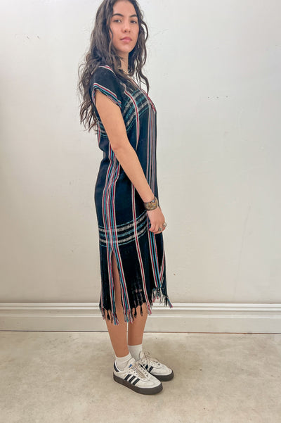 Vintage Woven Plaid Dress, Cotton, view 2