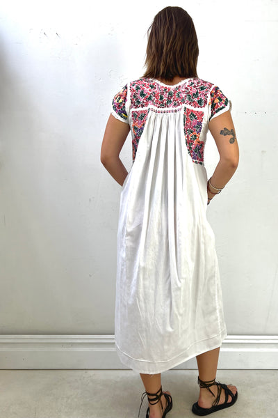Vintage Mexican Embroidered Dress, view 2