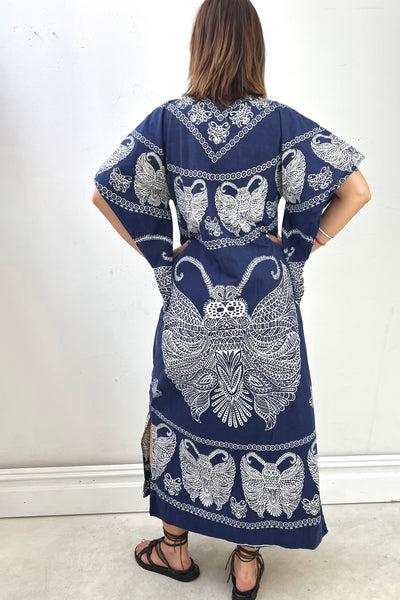 Vintage Butterfly Maxi Dress, view 2