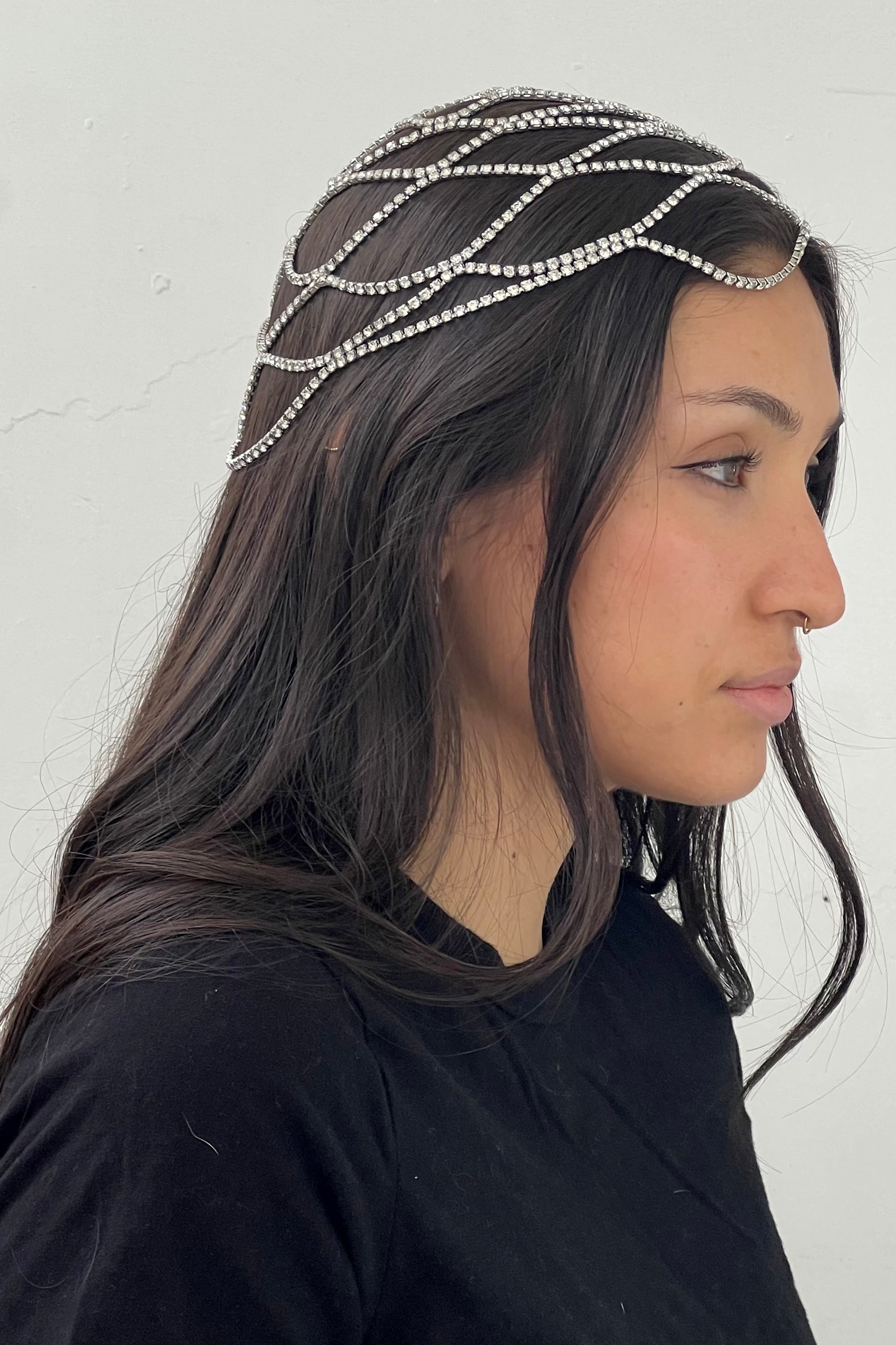 Vintage Rhinestone Head Piece