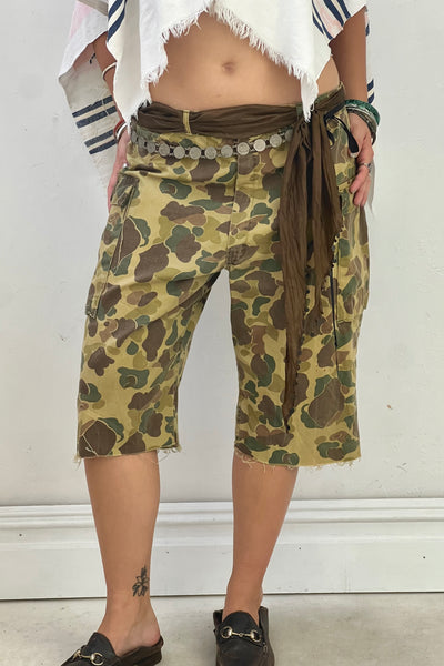 Vintage Camo Shorts, view 2