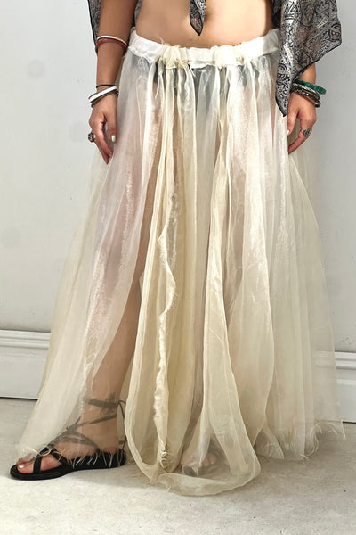 Vintage Sheer Layered Sparkly Skirt, view 2