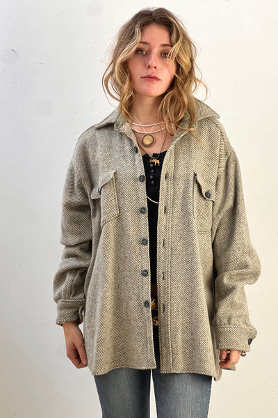 LL Bean Wool 1960s Shirt Jacket Vintage