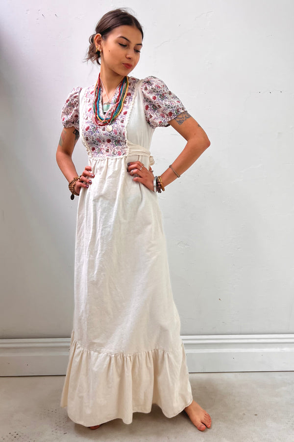 Vintage Oops California Maxi Dress, Cotton