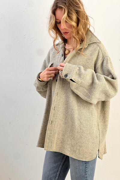 LL Bean Wool 1960s Shirt Jacket Vintage