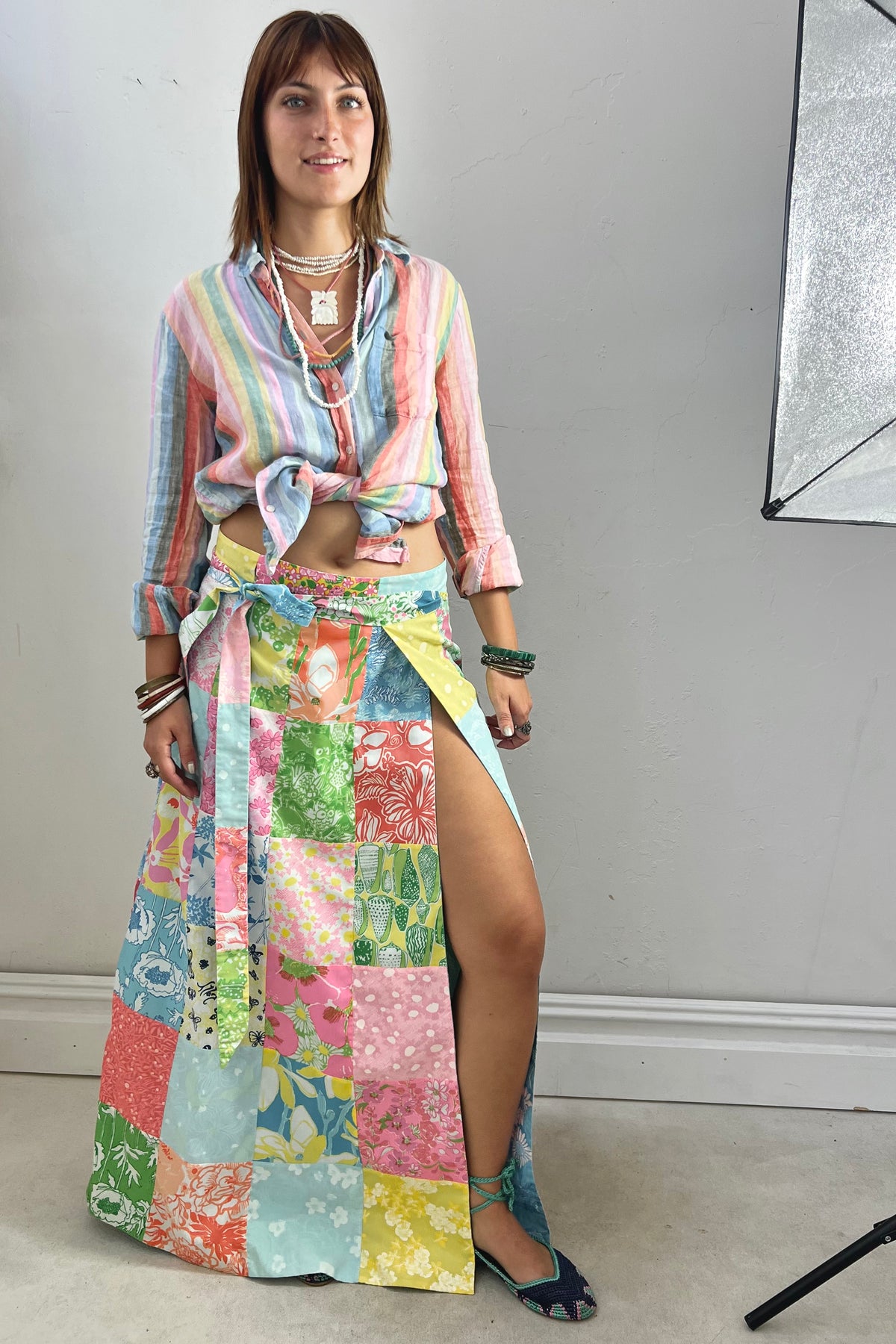 Vintage Lilly Pulitzer Reversible Maxi Skirt