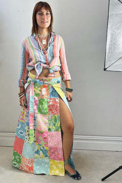 Vintage Lilly Pulitzer Reversible Maxi Skirt